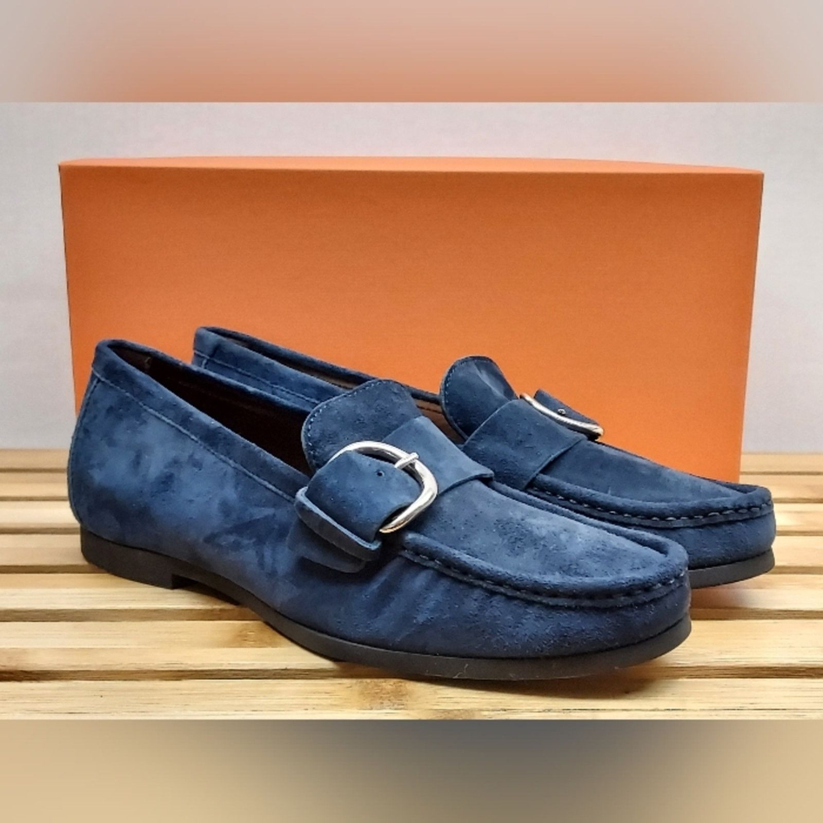 AGL AGL Womens Sapphire Suede Flat Shoes Size6.5 Size US 6.5 / IT 36.5 - 2 Thumbnail