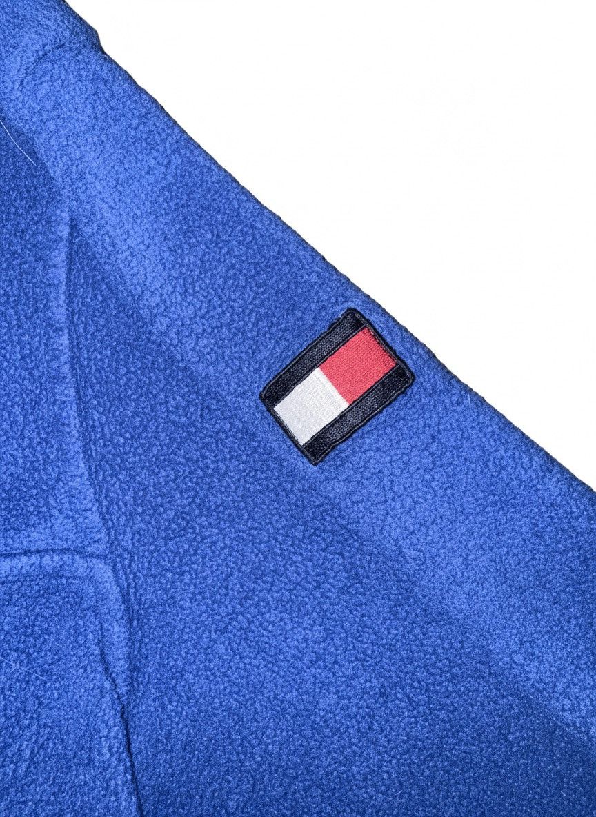 Tommy Hilfiger Y2K Tommy Hilfiger Blue Embroidered 1/4 Zip Pullover Fleece Size US L / EU 52-54 / 3 - 4 Thumbnail