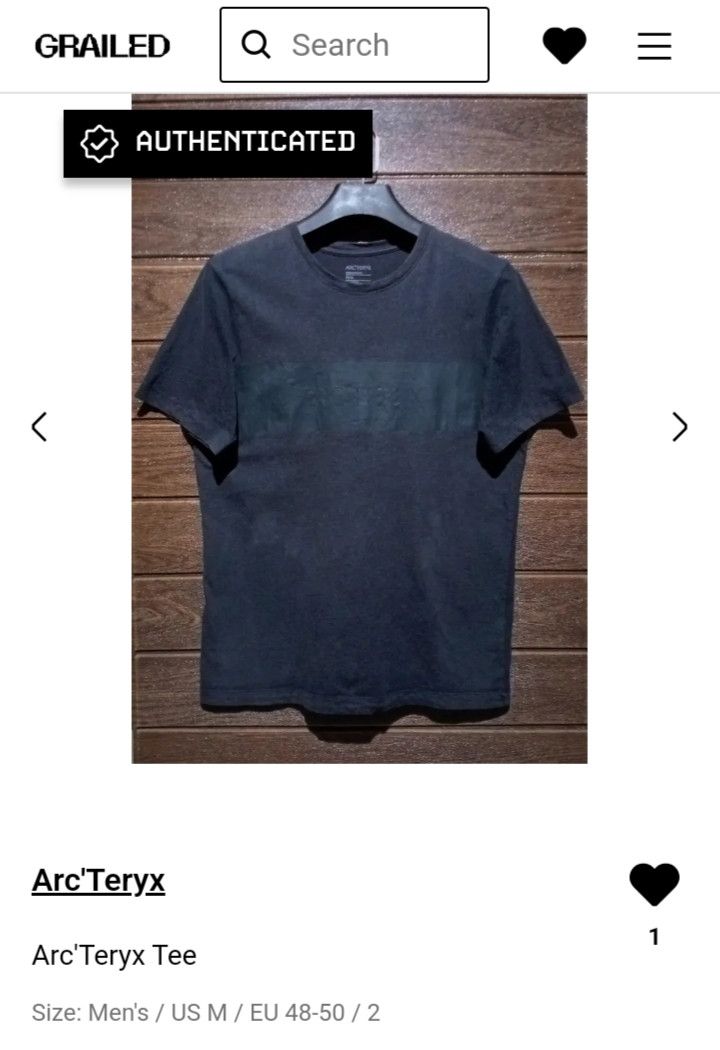 Arc'teryx Arc'Teryx Tee Size US M / EU 48-50 / 2 - 10 Thumbnail
