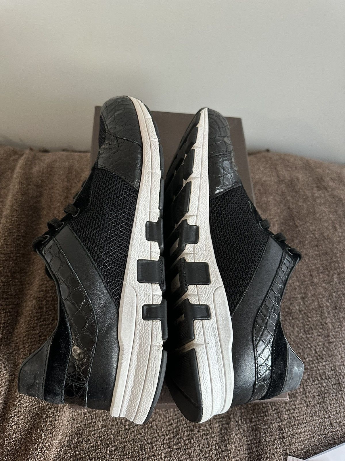 Gucci Gucci “Nero” Reflex Sneaker Size US 11 / EU 44 - 5 Thumbnail