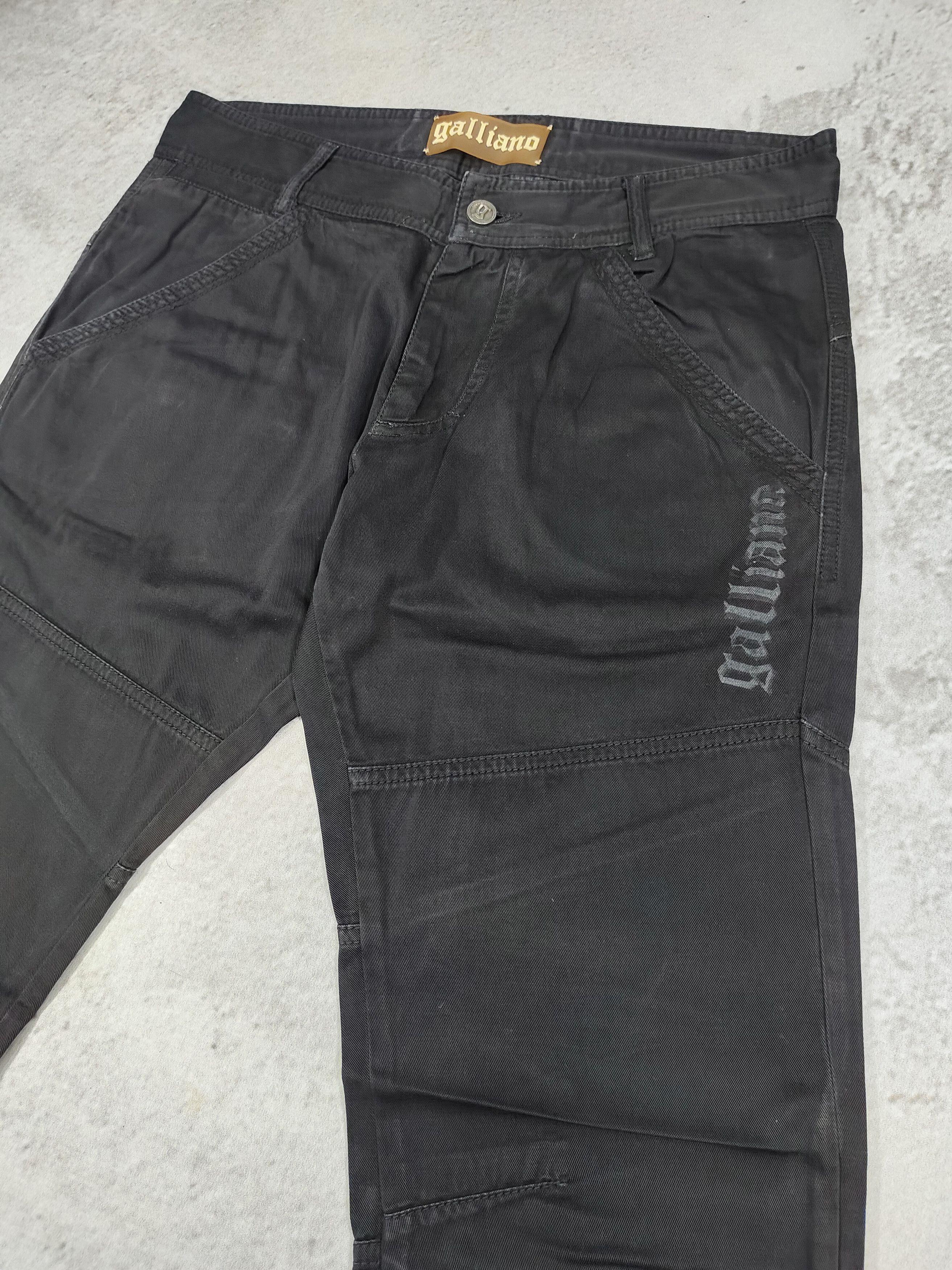 John Galliano 2010s John Galliano- Glam Rock Gothic Military Slim Trousers Size US 30 / EU 46 - 2 Thumbnail