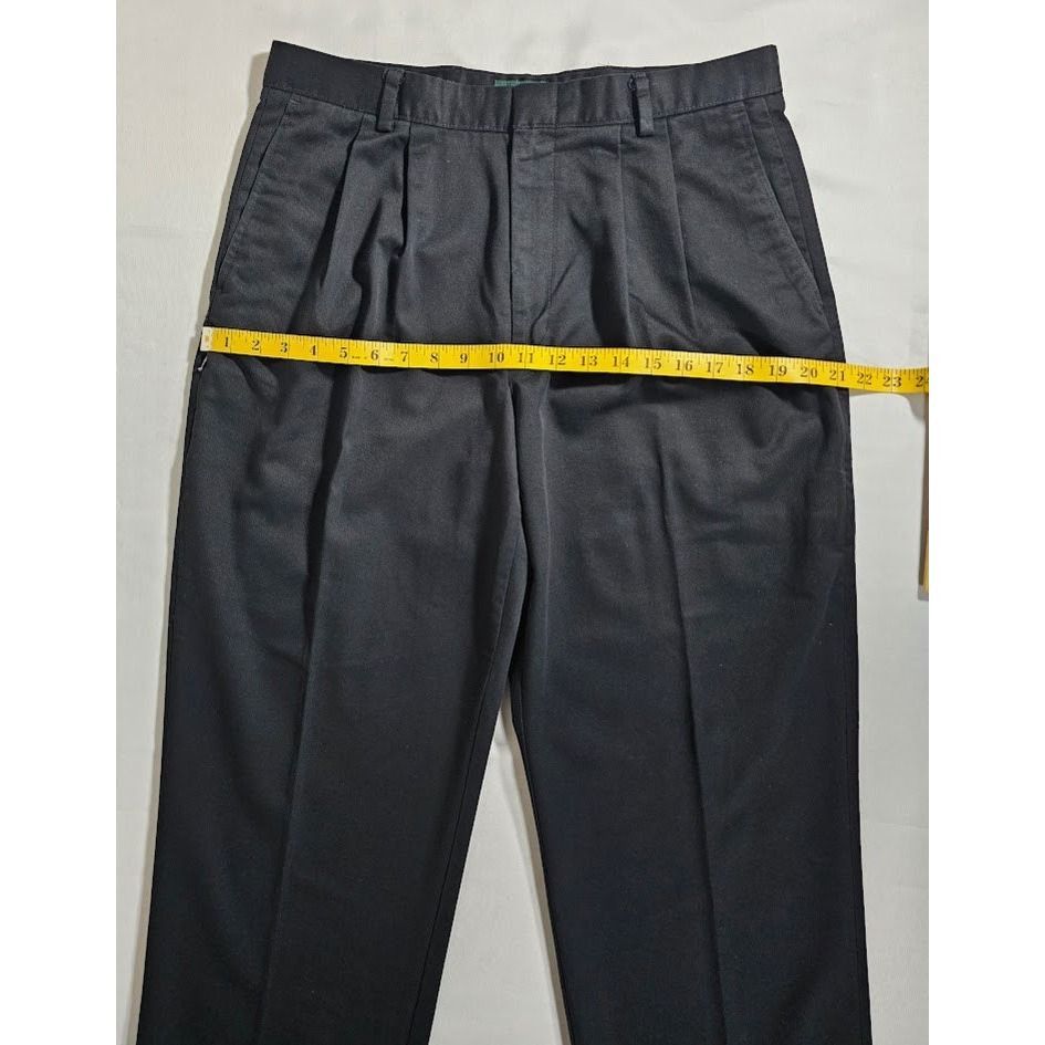 Dockers Dockers Recode Mens Black Pleated Chinos Straight Leg Size US 34 / EU 50 - 5 Thumbnail