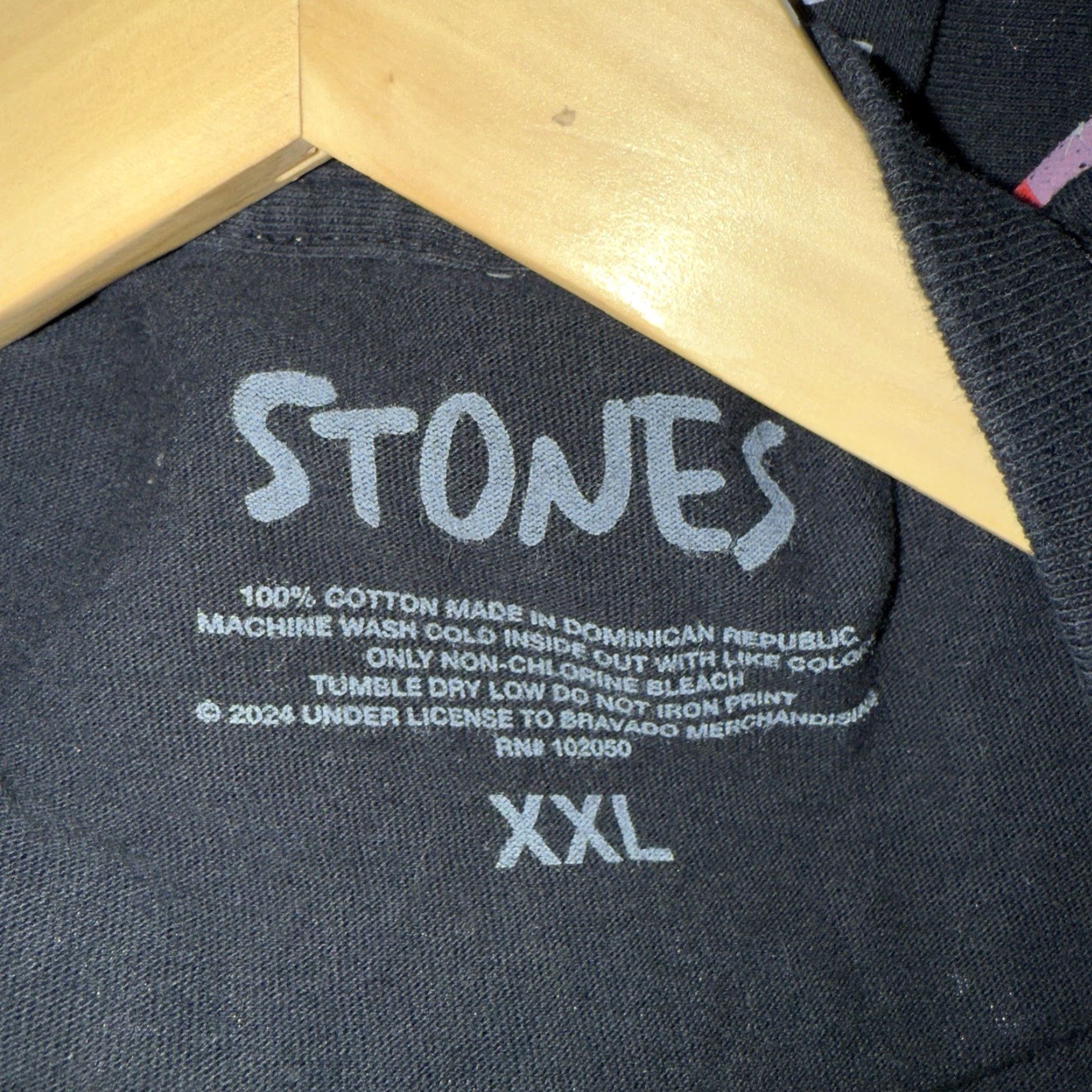 Vintage VINTAGE The Rolling Stones T-Shirt Black 2XL 24 Carat Tour Hackney Diamonds Music Band Mens Size US XXL / EU 58 / 5 - 4 Thumbnail