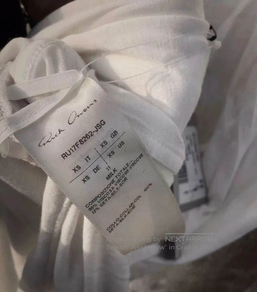 Rick Owens Rick Owens 17FW Draped Knit Dress. Size XS / US 0-2 / IT 36-38 - 5 Thumbnail