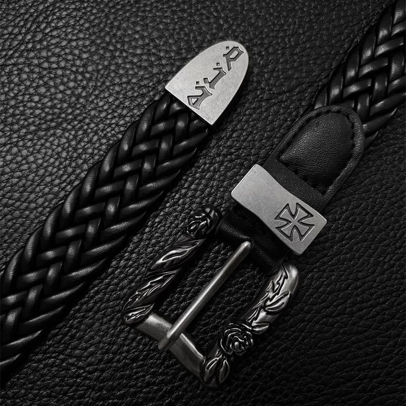 Jewelry Braided Leather Belt Size ONE SIZE - 5 Thumbnail