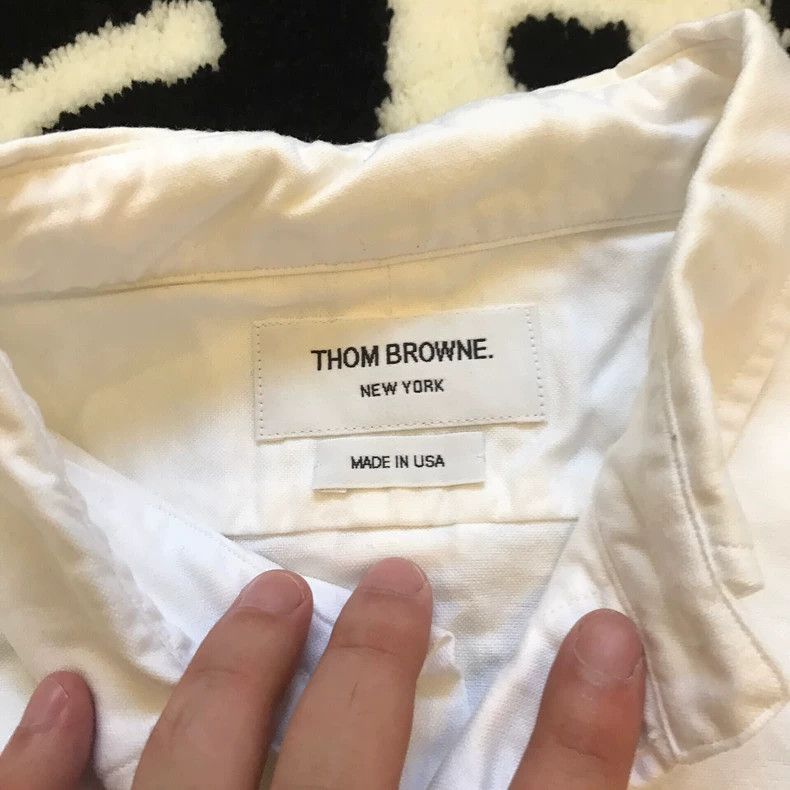 Thom Browne Thom Browne Whale embroidered shirt Size US L / EU 52-54 / 3 - 3 Thumbnail