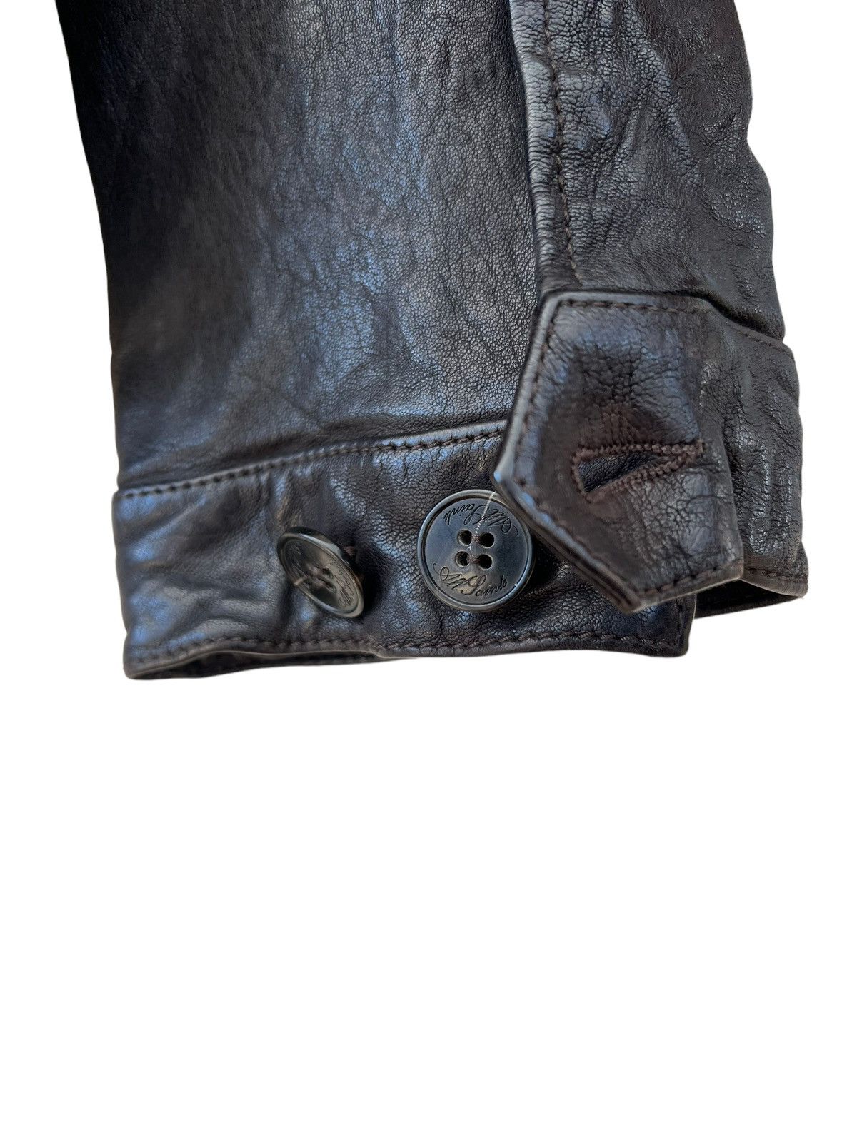 Allsaints SS 08 AllSaints Spitalfields Patina Leather Snitch Jacket Size US M / EU 48-50 / 2 - 14 Thumbnail