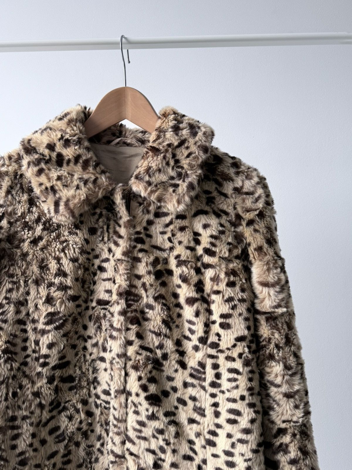 Hysteric Glamour 2000s Y2K Hysteric Glamour Style Leopard Faux Fur Jacket Size L / US 10 / IT 46 - 2 Thumbnail