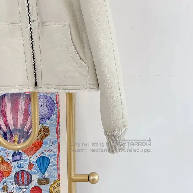 Dior Dior White Shearling Women's Jacket XS . Size XS / US 0-2 / IT 36-38 - 4 Thumbnail