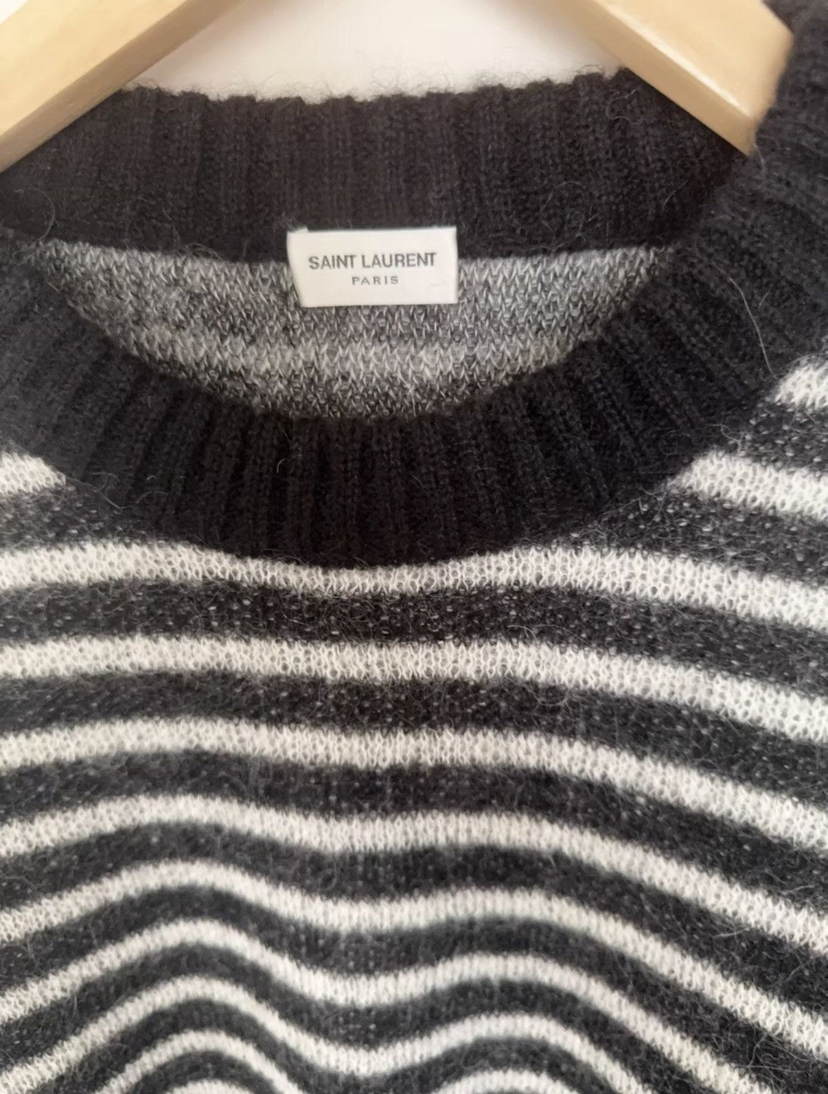 Saint Laurent Paris Saint Laurent Paris SLP Mohair Knit Sweater Size US XXL / EU 58 / 5 - 2 Thumbnail