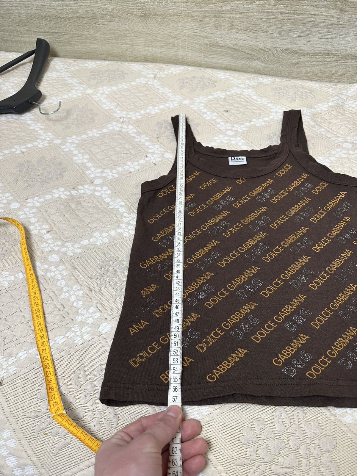 Dolce & Gabbana 🔥 Dolce & Gabbana DG Monogram Logo Vintage Tank Top Shirt Size XL / US 12-14 / IT 48-50 - 6 Thumbnail