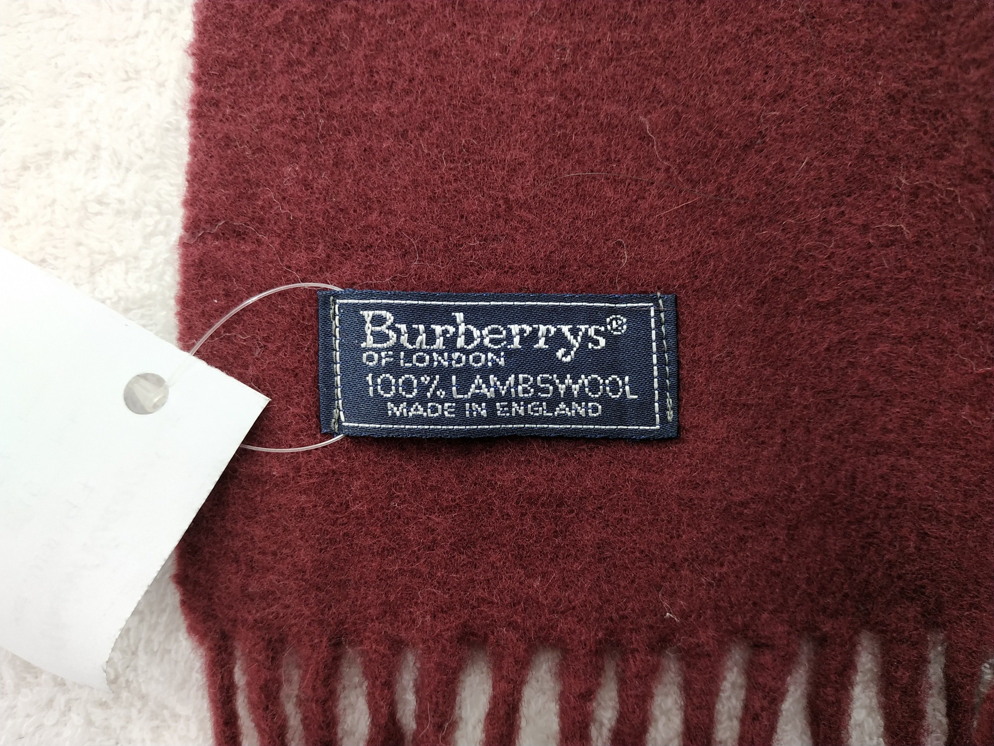 Burberry × Vintage Burberry Scarf / Muffler / Neckwear - WW197 Size ONE SIZE - 6 Thumbnail