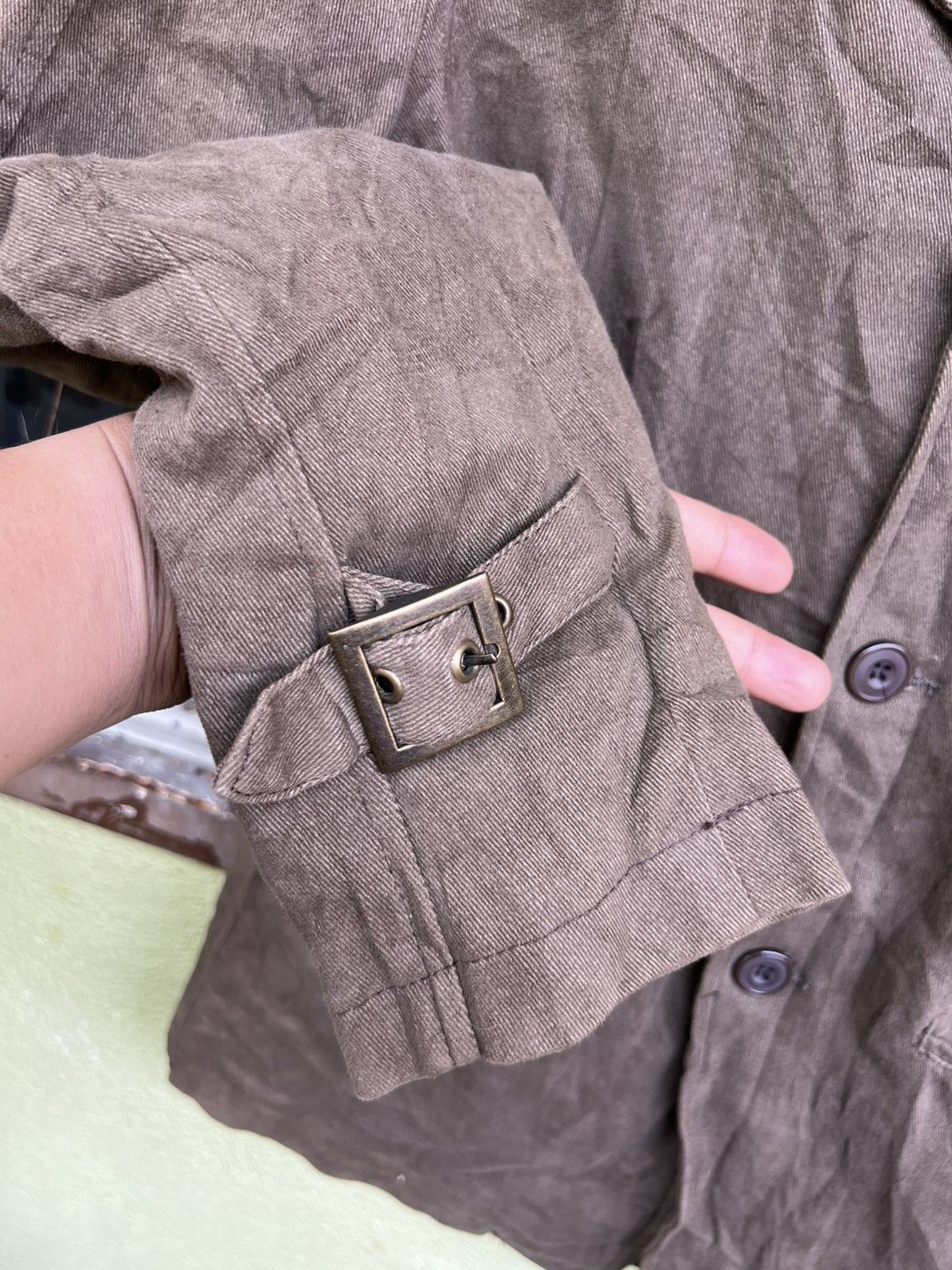 Yuji Yamada Yuji Yamada brown utility jacket button Size US L / EU 52-54 / 3 - 7 Thumbnail