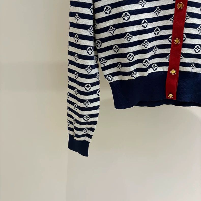 Louis Vuitton Louis Vuitton Knitted cardigan with full print of presbyop Size M / US 6-8 / IT 42-44 - 5 Thumbnail