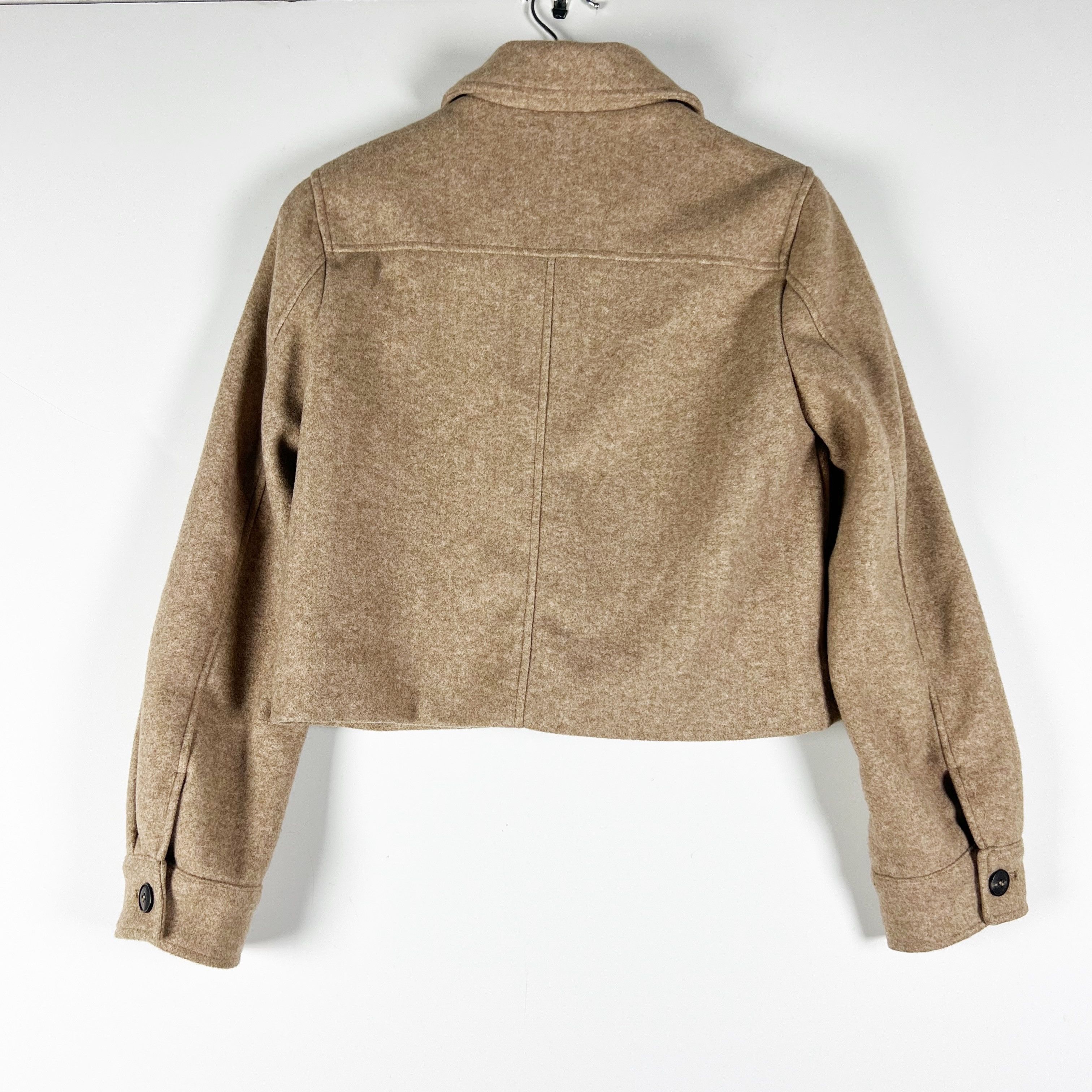 Zara Zara Women's Felt Feel Collared Button Size XS / US 0-2 / IT 36-38 - 4 Thumbnail