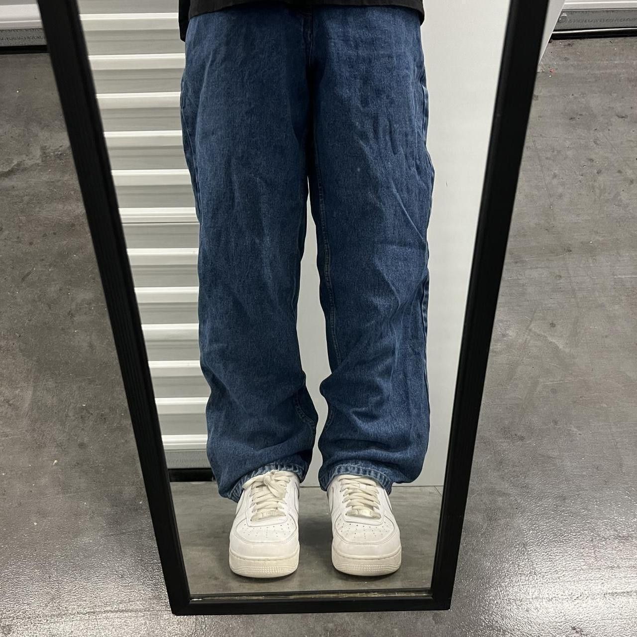Vintage Crazy Vintage Y2K/2000s Casual Fit Skater dark wash denim jeans! Size US 36 / EU 52 - 1 Thumbnail