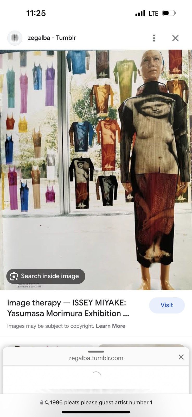 Issey Miyake 1996 Pleats Please Guest Artist No. 1 “Yasumasa 