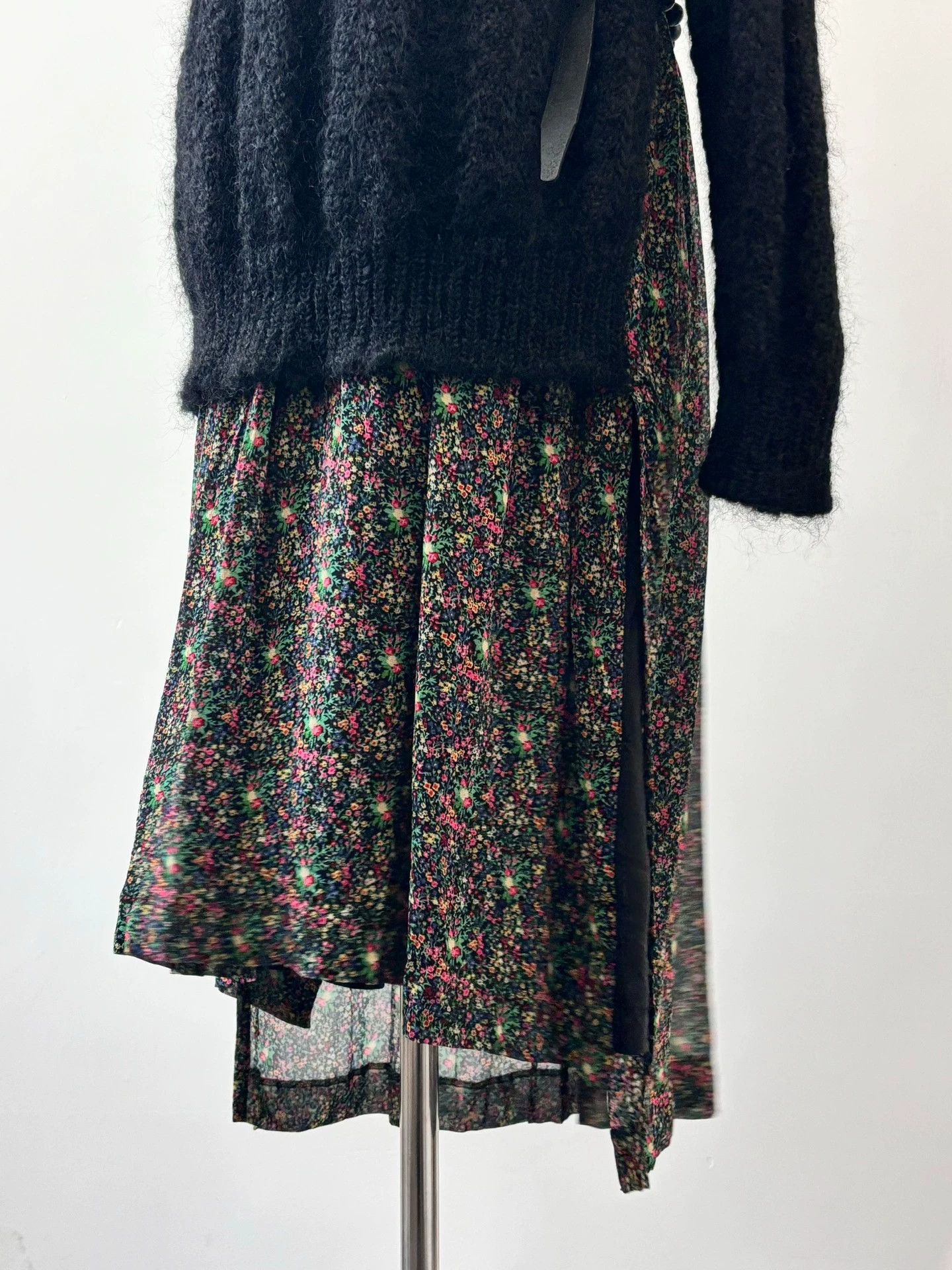 Junya Watanabe Junya Watanabe 2019 A/W 90s Floral Knit Dress Size S / US 4 / IT 40 - 6 Thumbnail