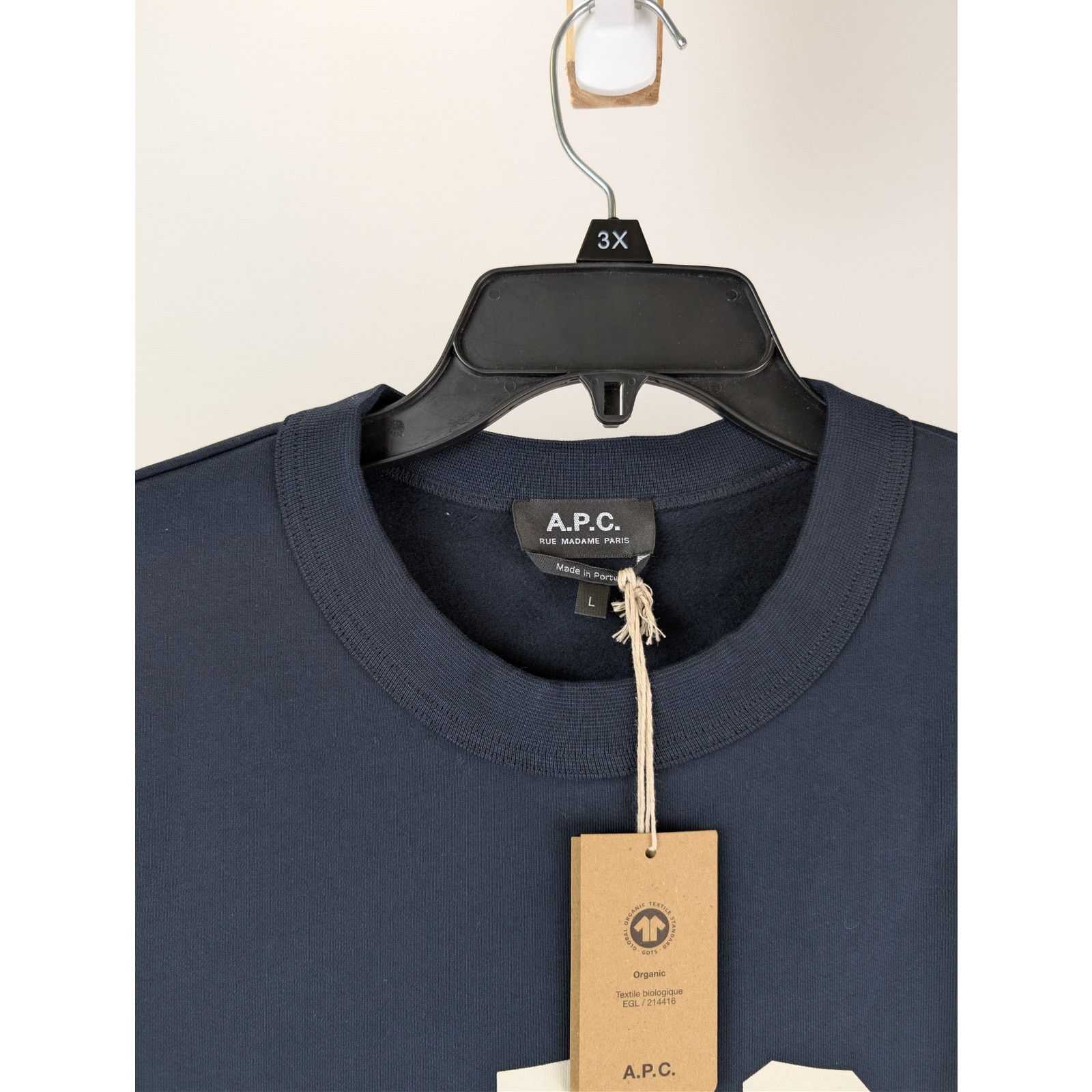 A.P.C. o1rshd1 Sweatshirt Harris in Dark Blue Size US L / EU 52-54 / 3 - 7 Thumbnail