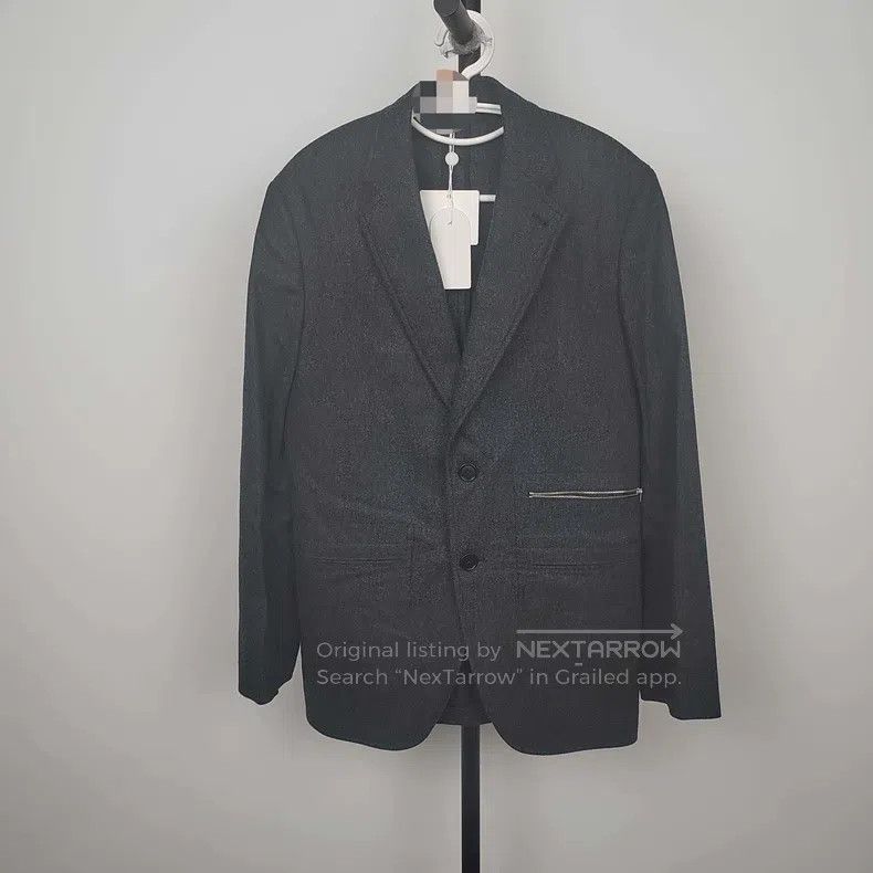 Hermes Hermes Woolen Gray Blazer Size 46L - 1 Thumbnail