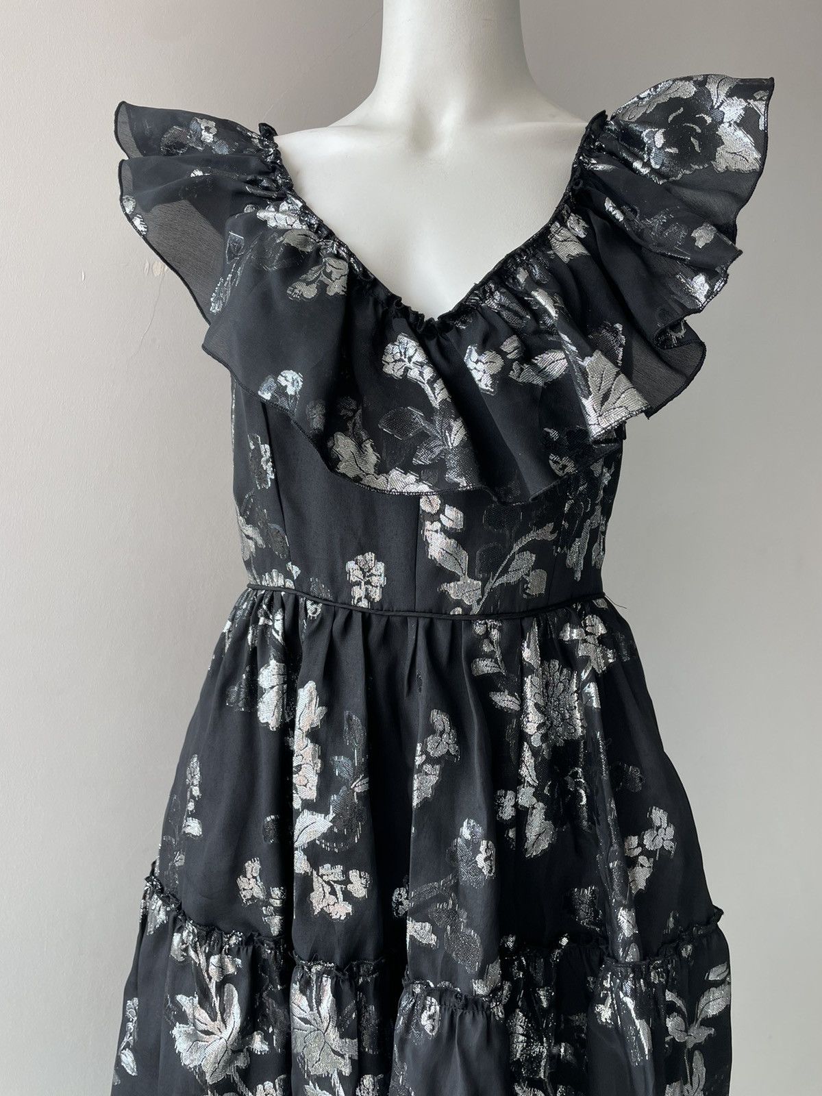 Vintage Machka silk dress Size M / US 6-8 / IT 42-44 - 11 Thumbnail