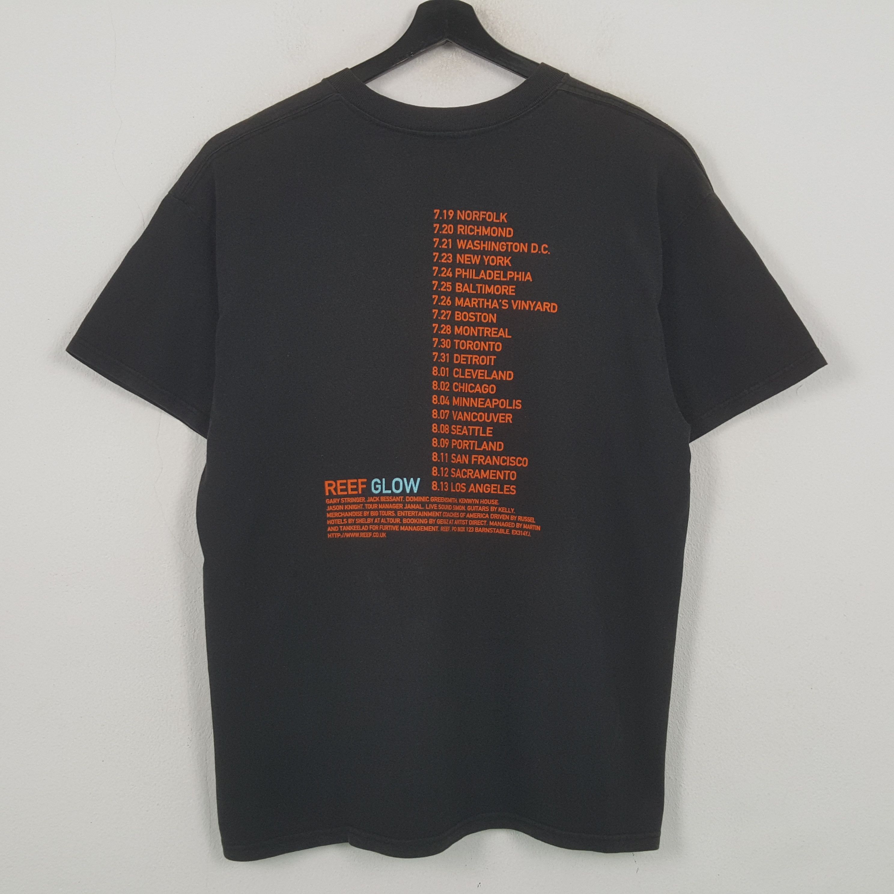 Band Tees Glow Reef Rock Band Vintage Tshirt RR4 Size US XL / EU 56 / 4 - 3 Thumbnail