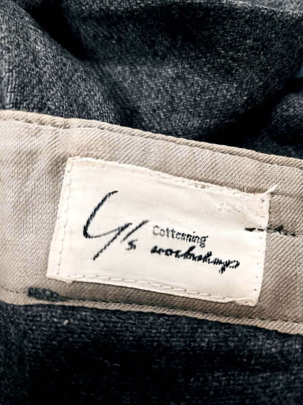 Y's vintage skirts yohji yamamoto workshop made in japan Size 29" - 4 Thumbnail