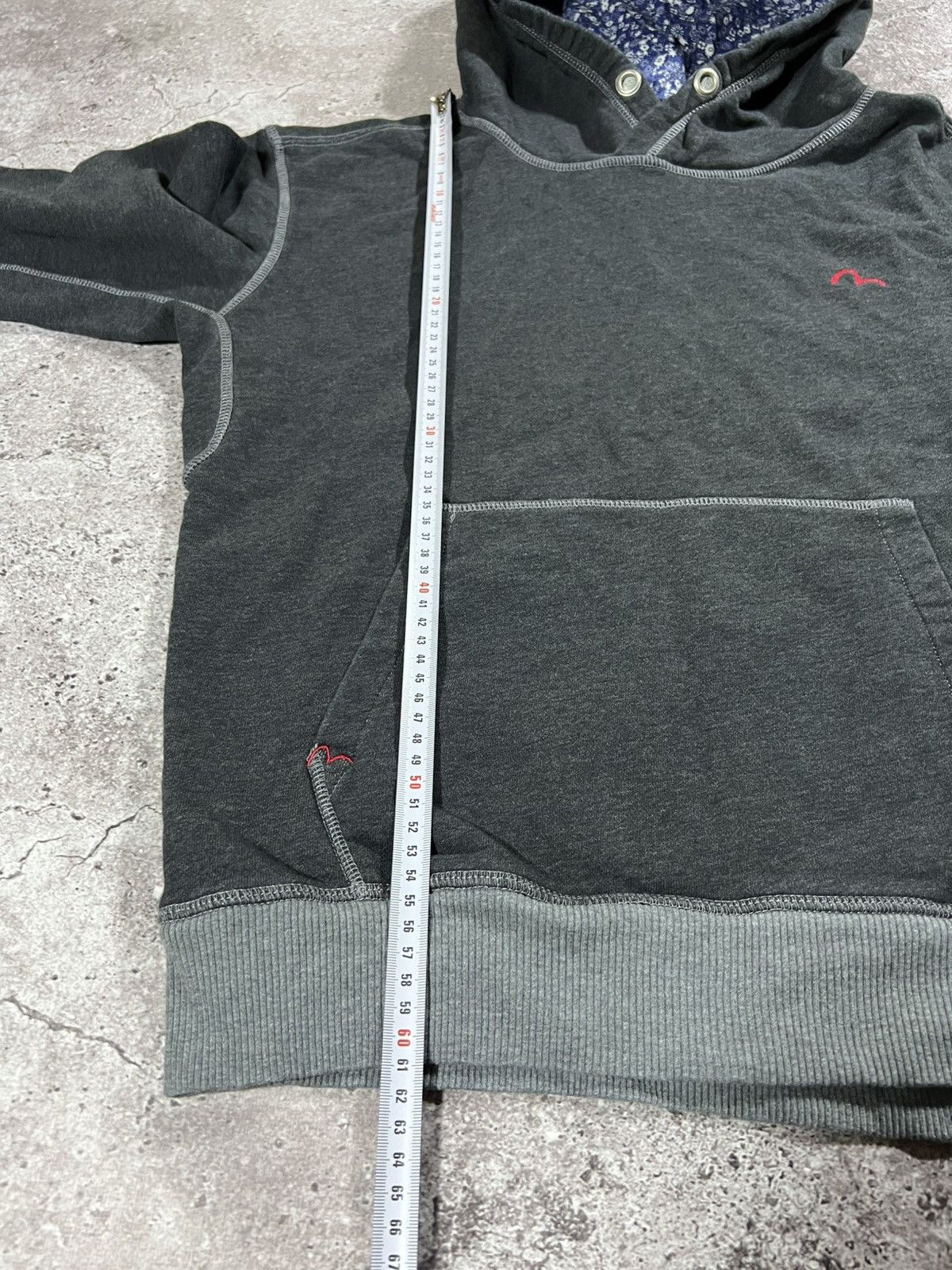 Evisu Vintage 2000s Y2K EVISU Hoodie Pullover Sweatshirt Size US M / EU 48-50 / 2 - 11 Thumbnail