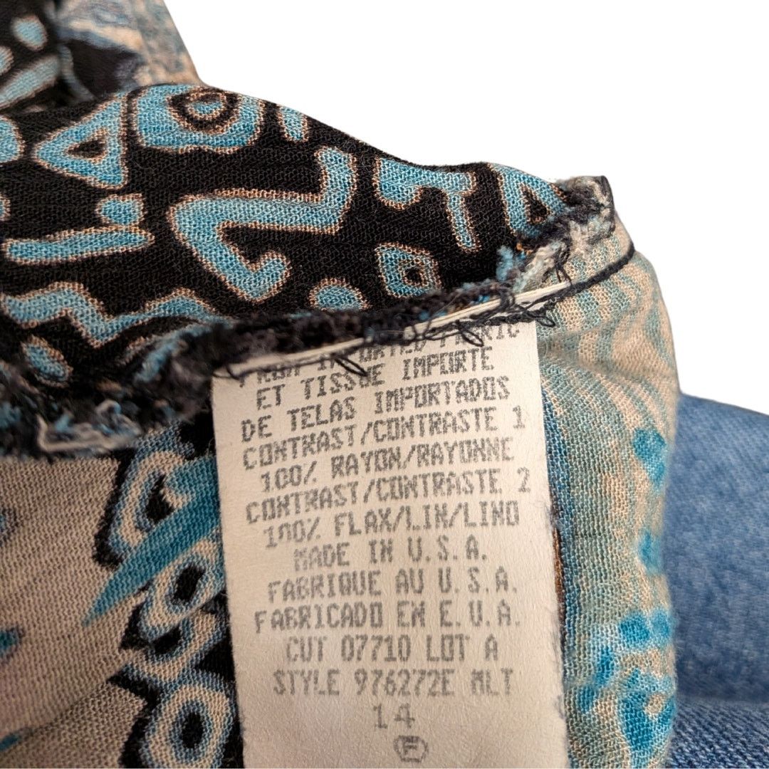Vintage Vintage Carole Little Fairycore Boho Maxi Dress w/ Vest Size XL / US 12-14 / IT 48-50 - 4 Thumbnail