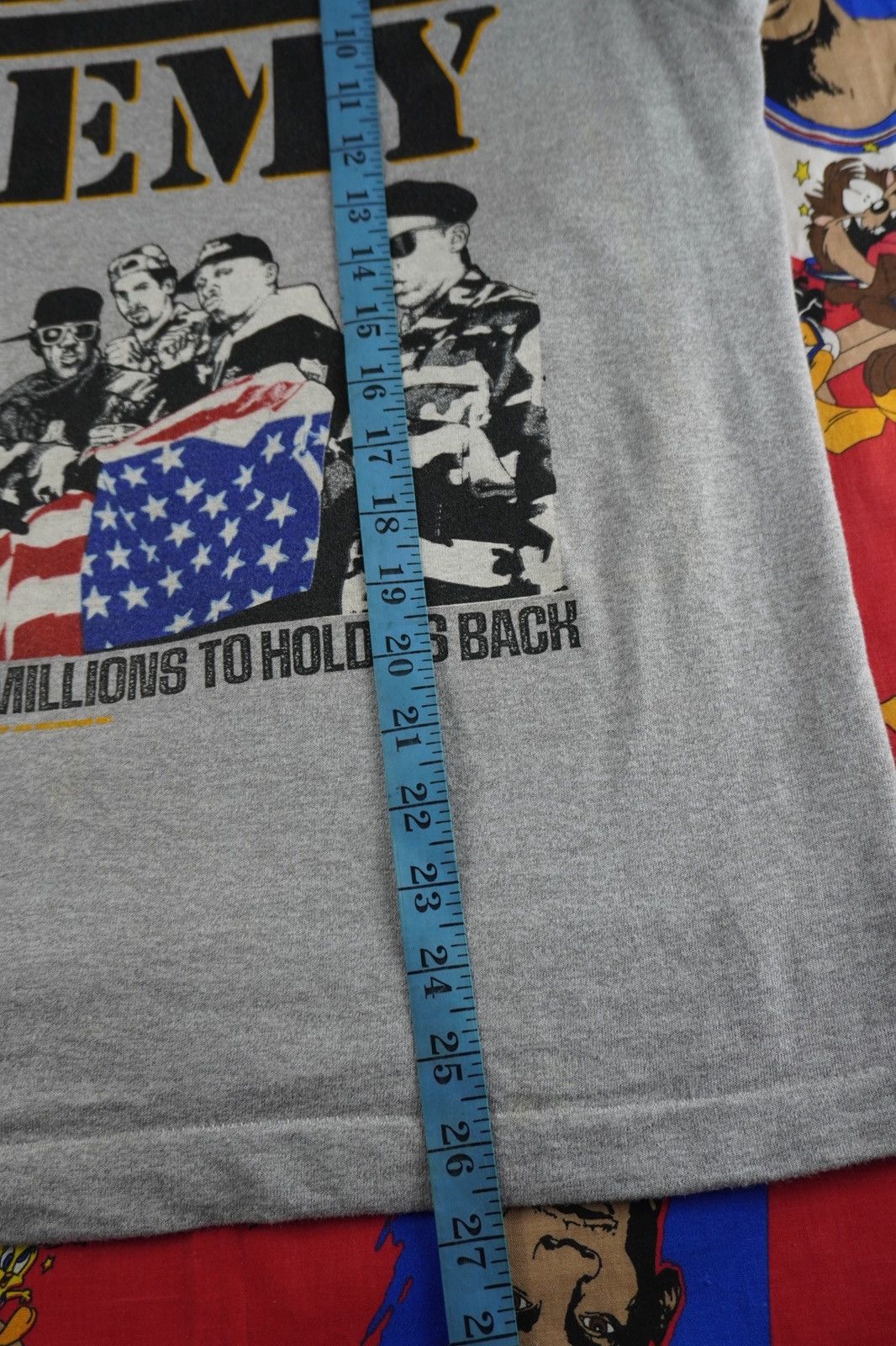 Rap Tees Vintage 80s public enemy by def jam recording hop hop Size US L / EU 52-54 / 3 - 9 Thumbnail