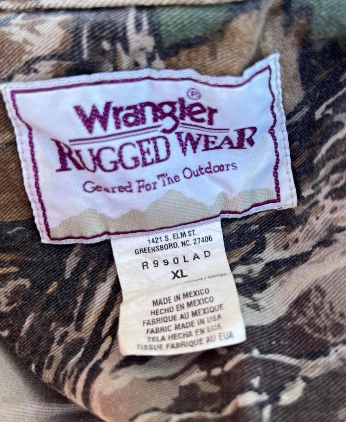 Wrangler Wrangler Rugged Wear Realtree Advantage Camo Shirt XL Size US XL / EU 56 / 4 - 7 Thumbnail