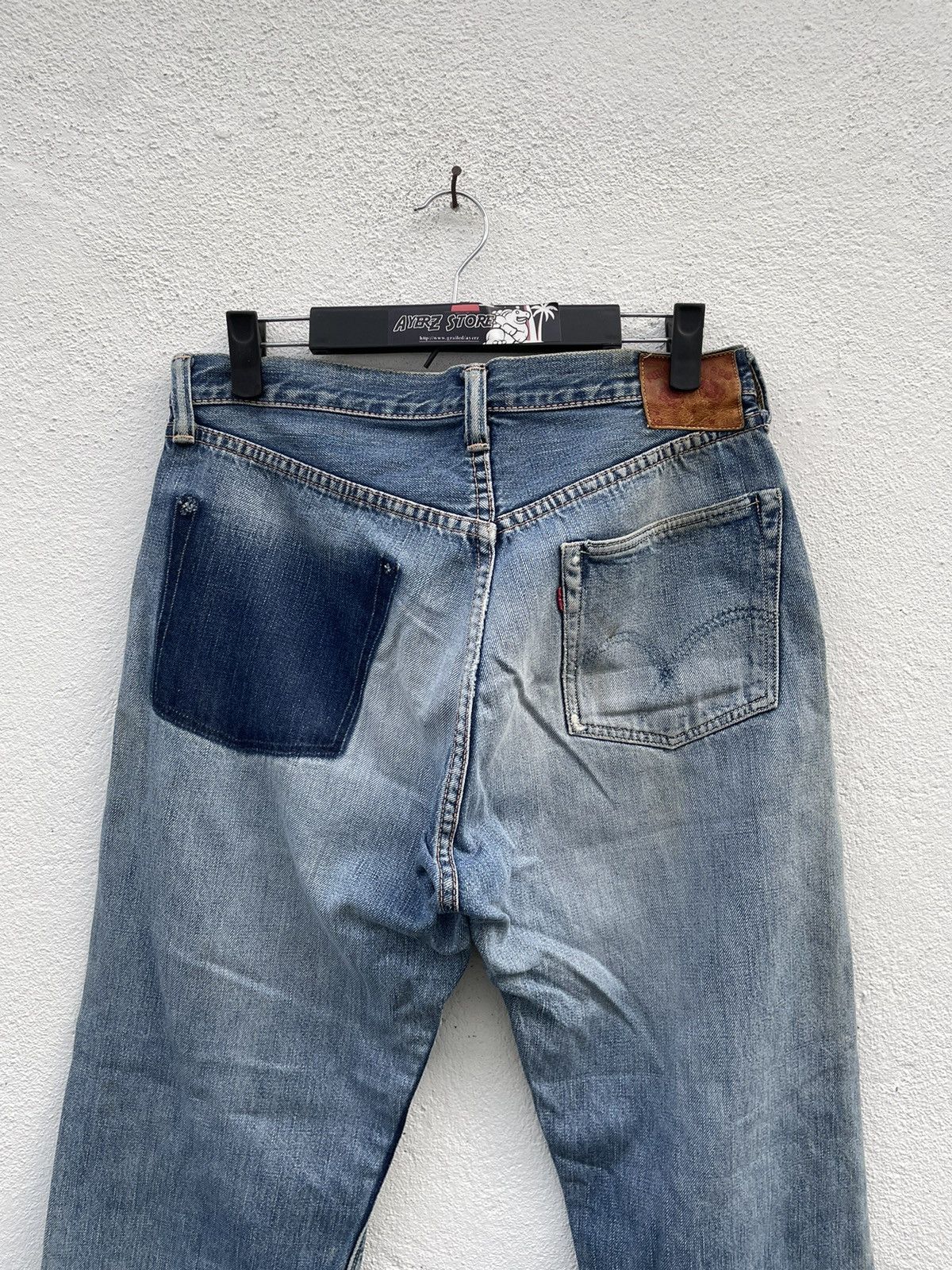 Full Count & Co. Vintage Full Count Distressed Selvedge Jeans Size US 30 / EU 46 - 10 Thumbnail