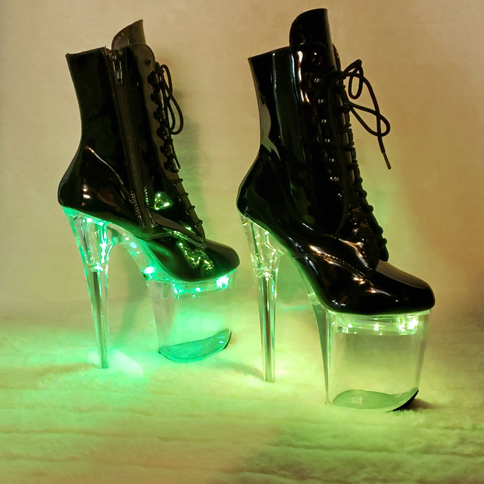 Other Flashdance 1020 Multi LColor Platform Ankle Boots 8" High H Size US 9 / IT 39 - 5 Thumbnail