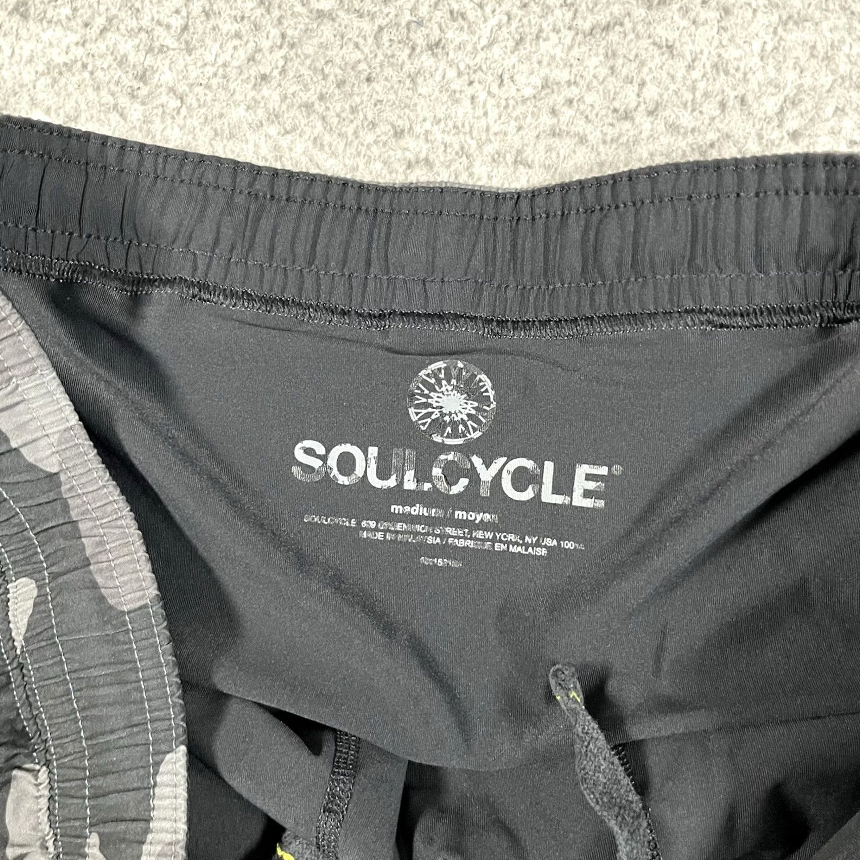 Vintage Soulcycle Shorts Mens M Gray Camo Performance Lined Athletic Gym Workout Shirt? Size US 31 - 2 Thumbnail