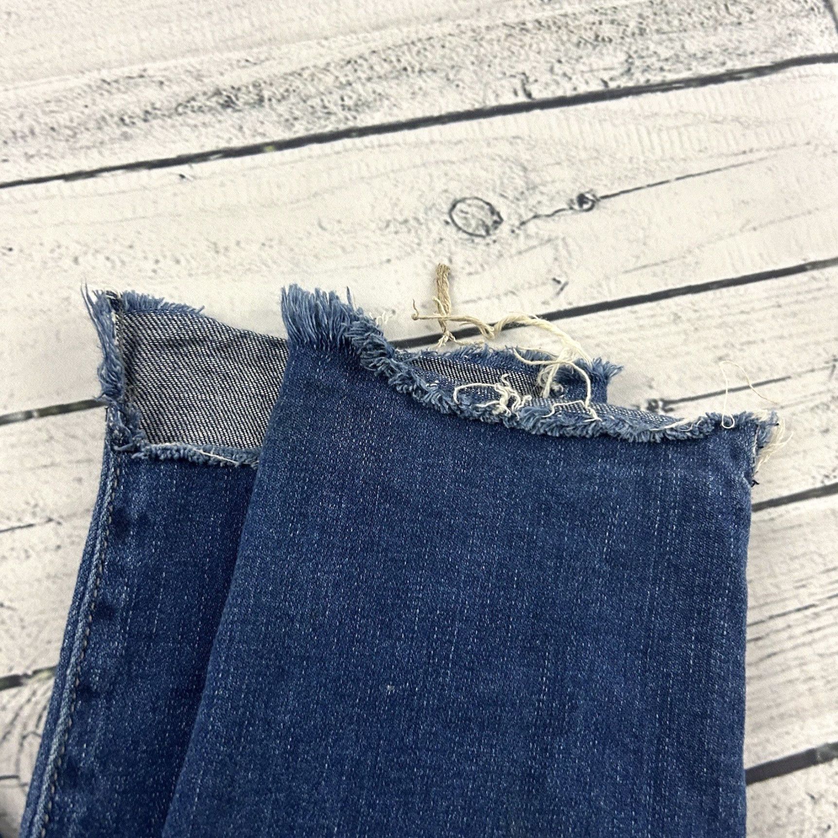 Vintage Pilcro Jeans Skinny Denim Blue 27 Women's Mid-Rise Regular Size 27 Blue Jeans Pilcro Womens Skinny Denim 27 Size 27" / US 4 / IT 40 - 3 Thumbnail