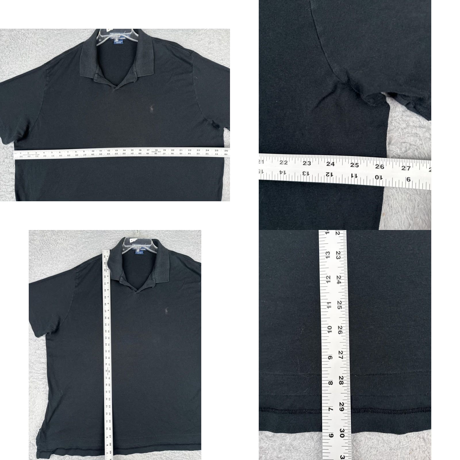 Polo Ralph Lauren Polo Ralph Lauren Polo Shirt Mens 2XL Black Pima Cotton Embroidered Logo Size US XXL / EU 58 / 5 - 8 Thumbnail