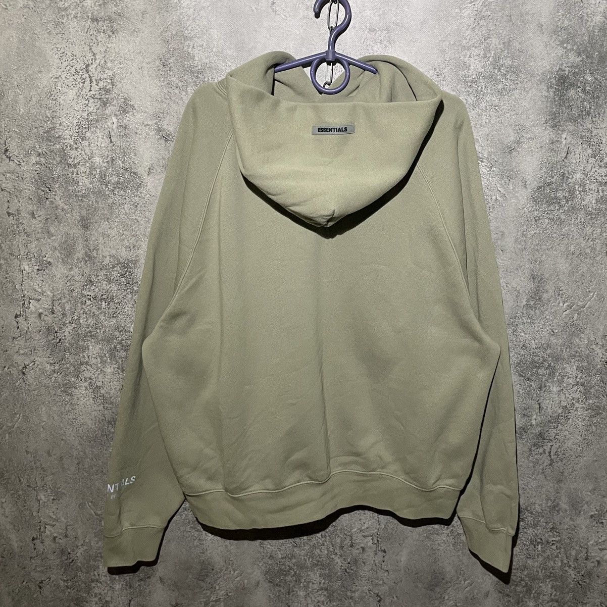 Fear of God Essentials Fear Of God Big Logo Olive Hoodie Streetwear Rare Size US M / EU 48-50 / 2 - 9 Thumbnail