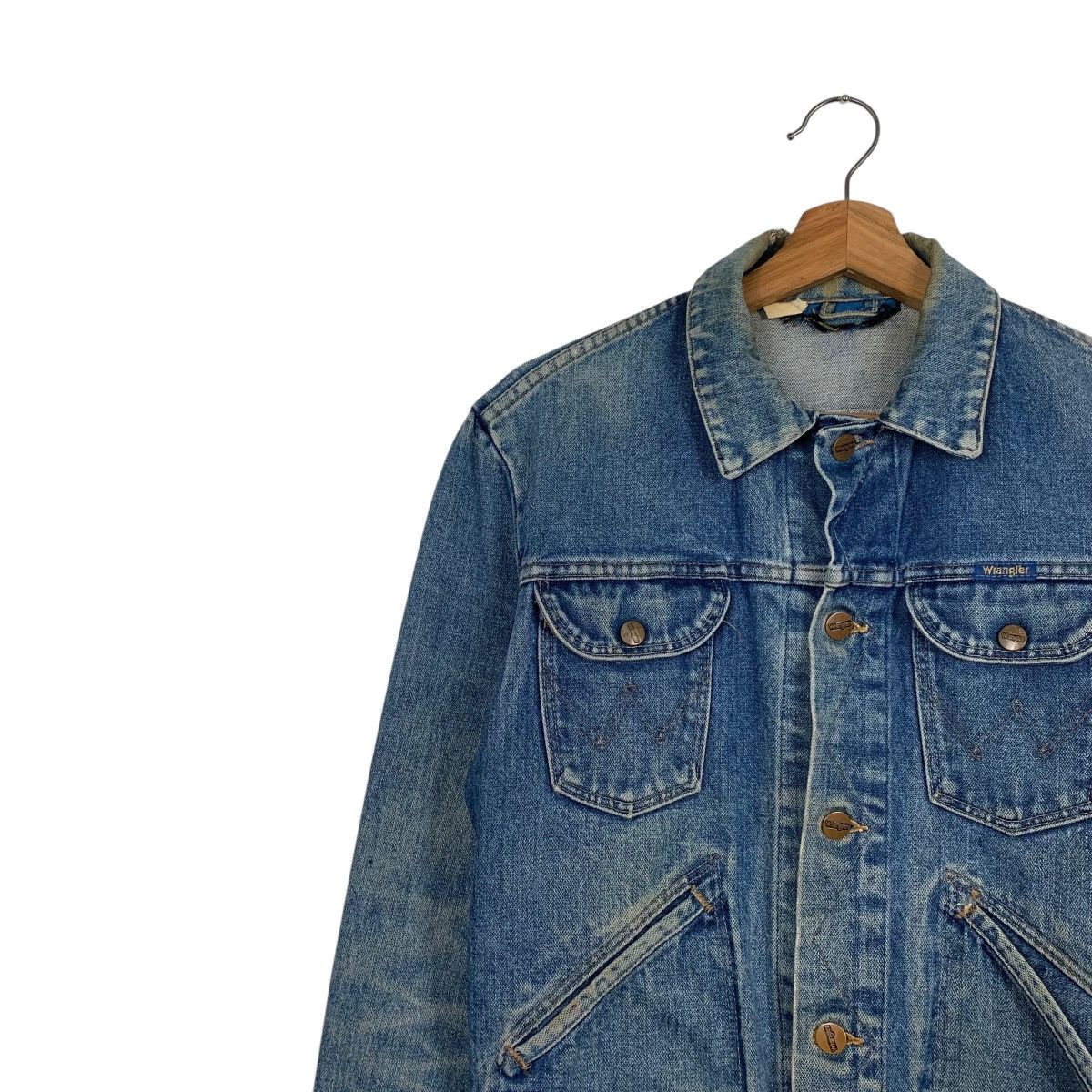 Vintage Vintage Wrangler Denim Jacket Size US S / EU 44-46 / 1 - 6 Thumbnail