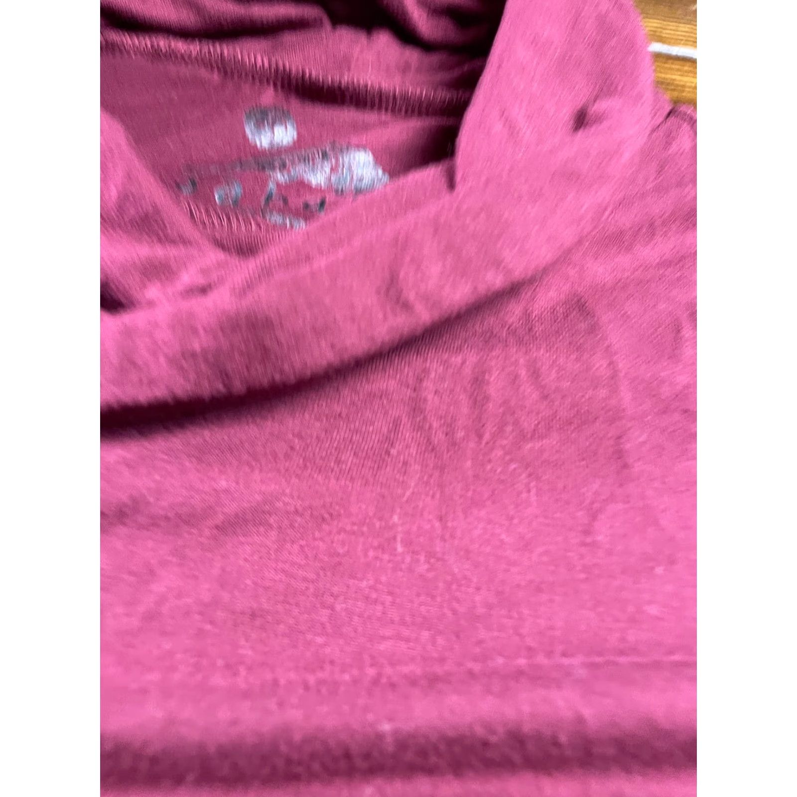 Vintage Sahalia Sweater Women’s Medium Burgundy Cowl Neck Pullover Long Sleeve Shirt Size M / US 6-8 / IT 42-44 - 5 Thumbnail