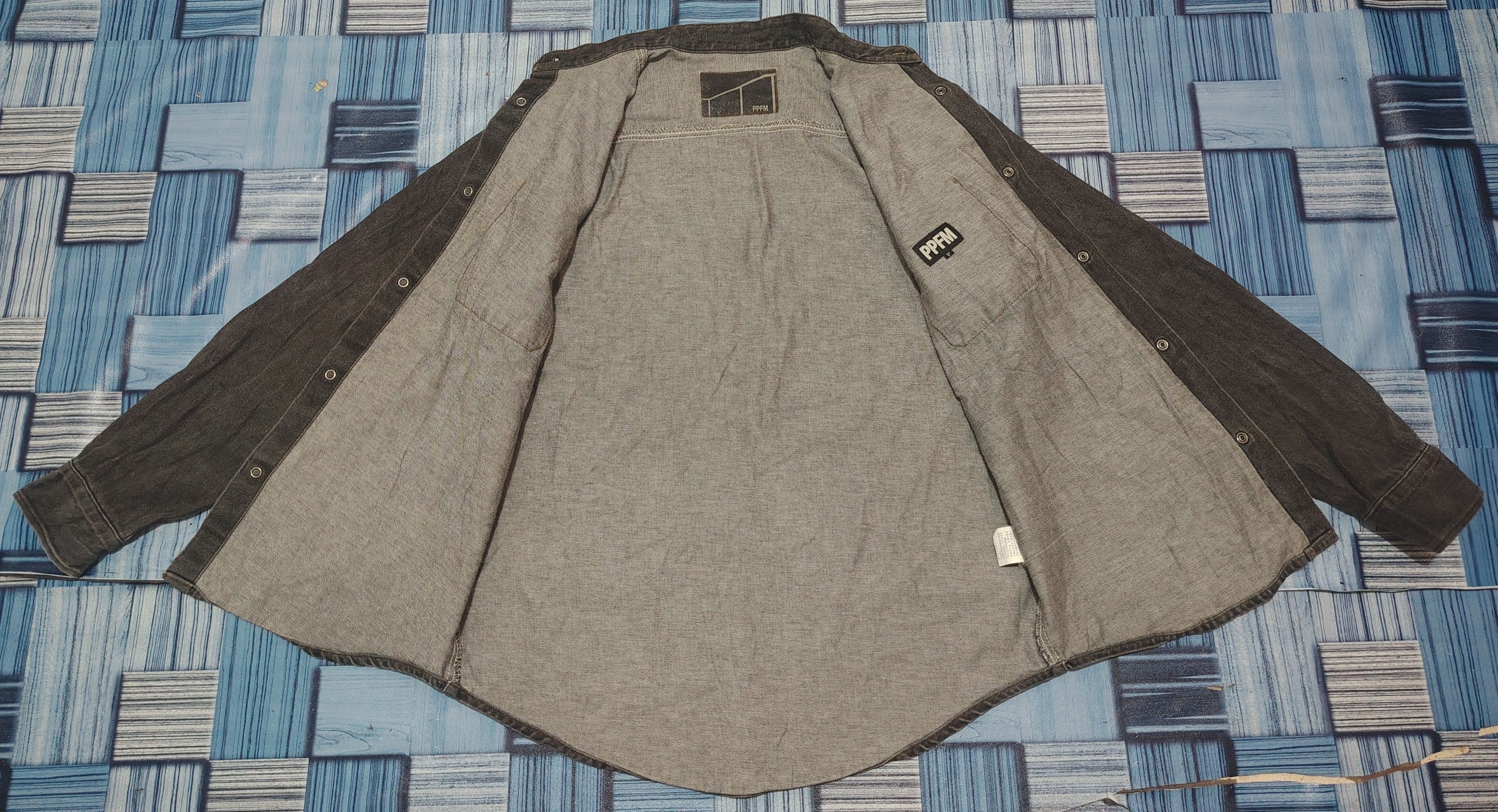 PPFM Japanese PPFM Denim Shirt Button Up Size US L / EU 52-54 / 3 - 4 Thumbnail