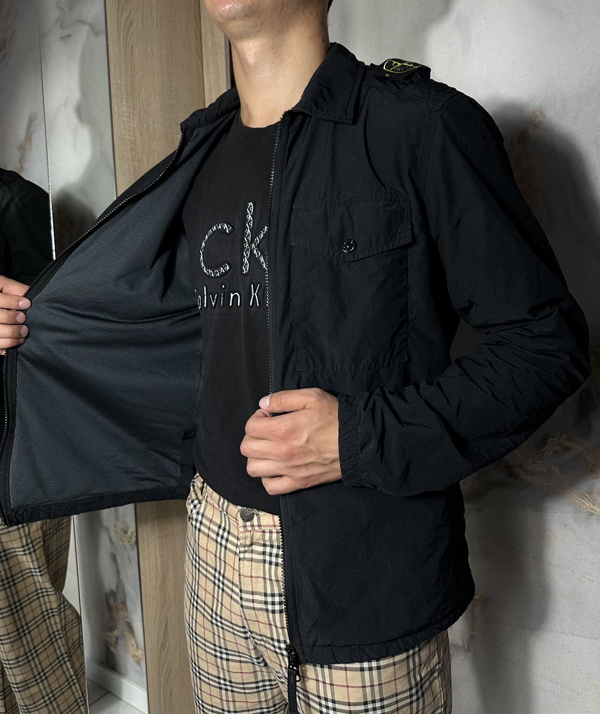 Stone Island Mens Overshirt Stone Island Nylon Jacket Size US M / EU 48-50 / 2 - 4 Thumbnail