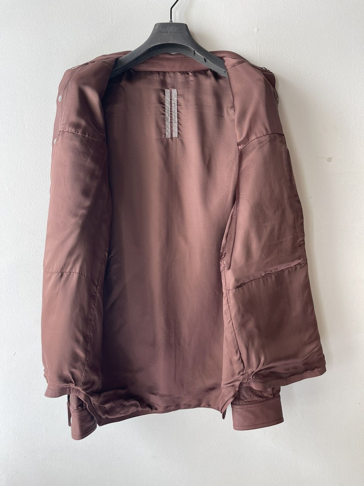 Rick Owens SS21 Phlegethon Leather Outershirt Size US M / EU 48-50 / 2 - 2 Thumbnail