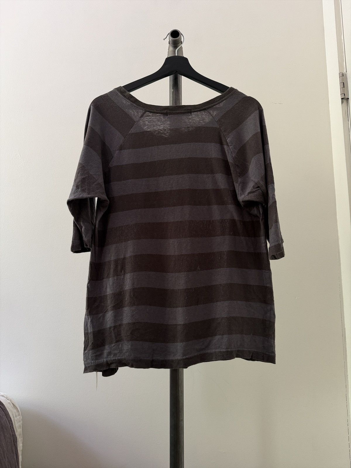 Undercover SS04 “Languid” Striped Distorted Tee Size US M / EU 48-50 / 2 - 2 Thumbnail