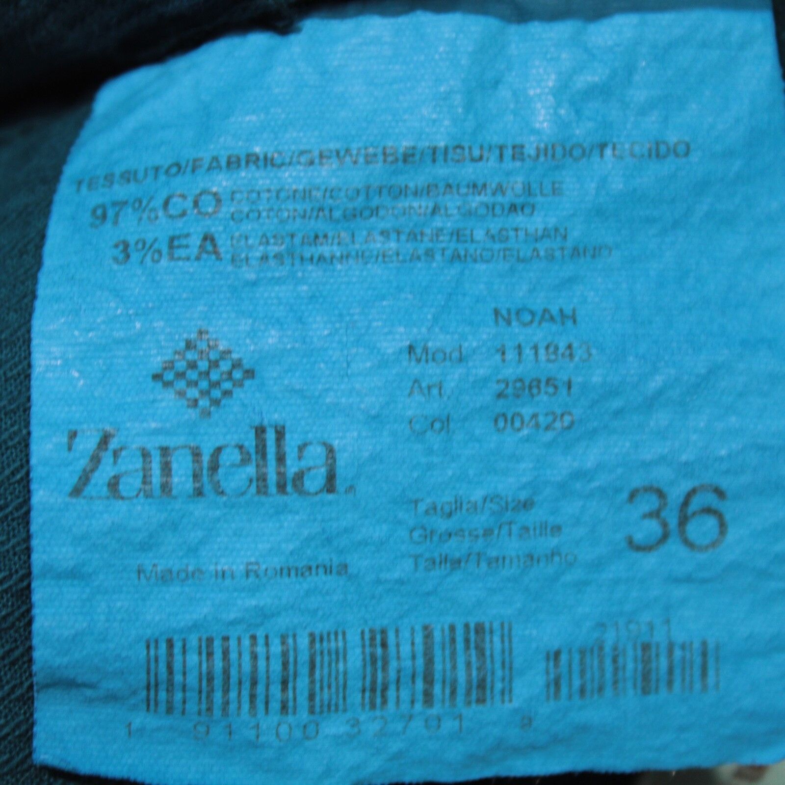 Zanella Zanella New with tags Chino Size 36 US In Blue Size US 36 / EU 52 - 7 Thumbnail