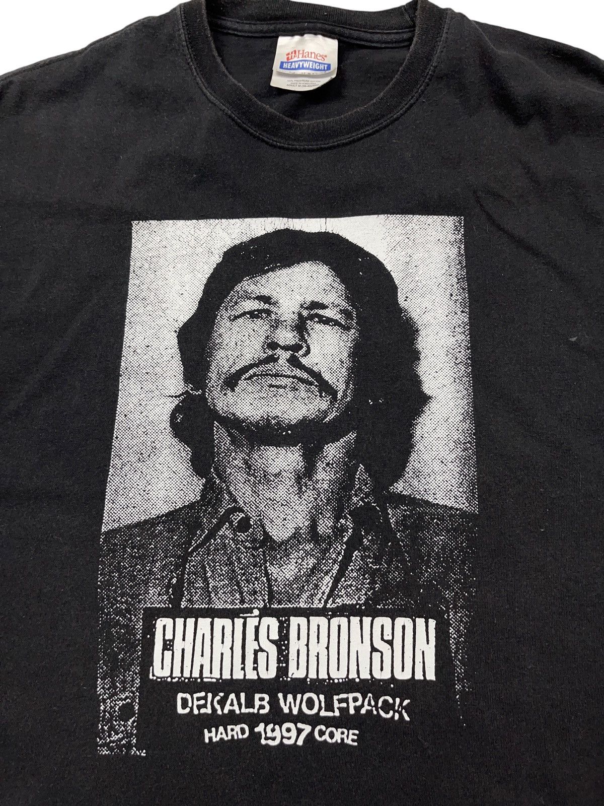 Band Tees Vintage Charles Bronson Dekalb Wolfpack Powerviolence Shirt Size US M / EU 48-50 / 2 - 2 Thumbnail