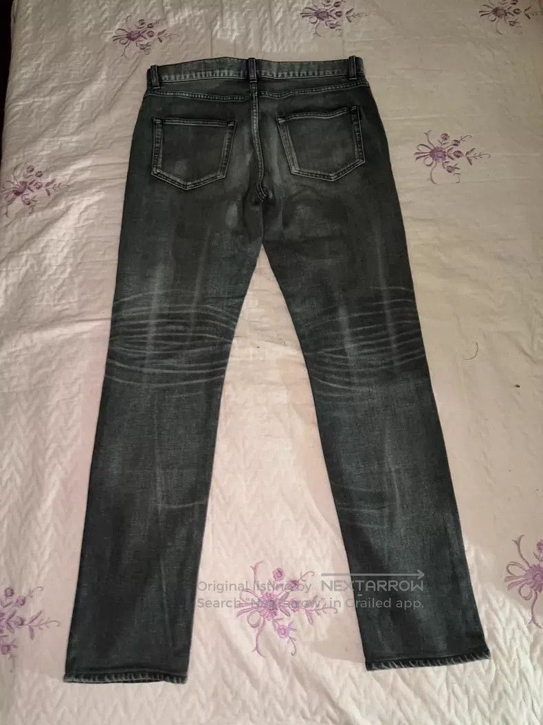 Saint Laurent Paris Saint Laurent Paris Classic Cat Whisker Water Ripple Washe Size US 32 / EU 48 - 2 Thumbnail