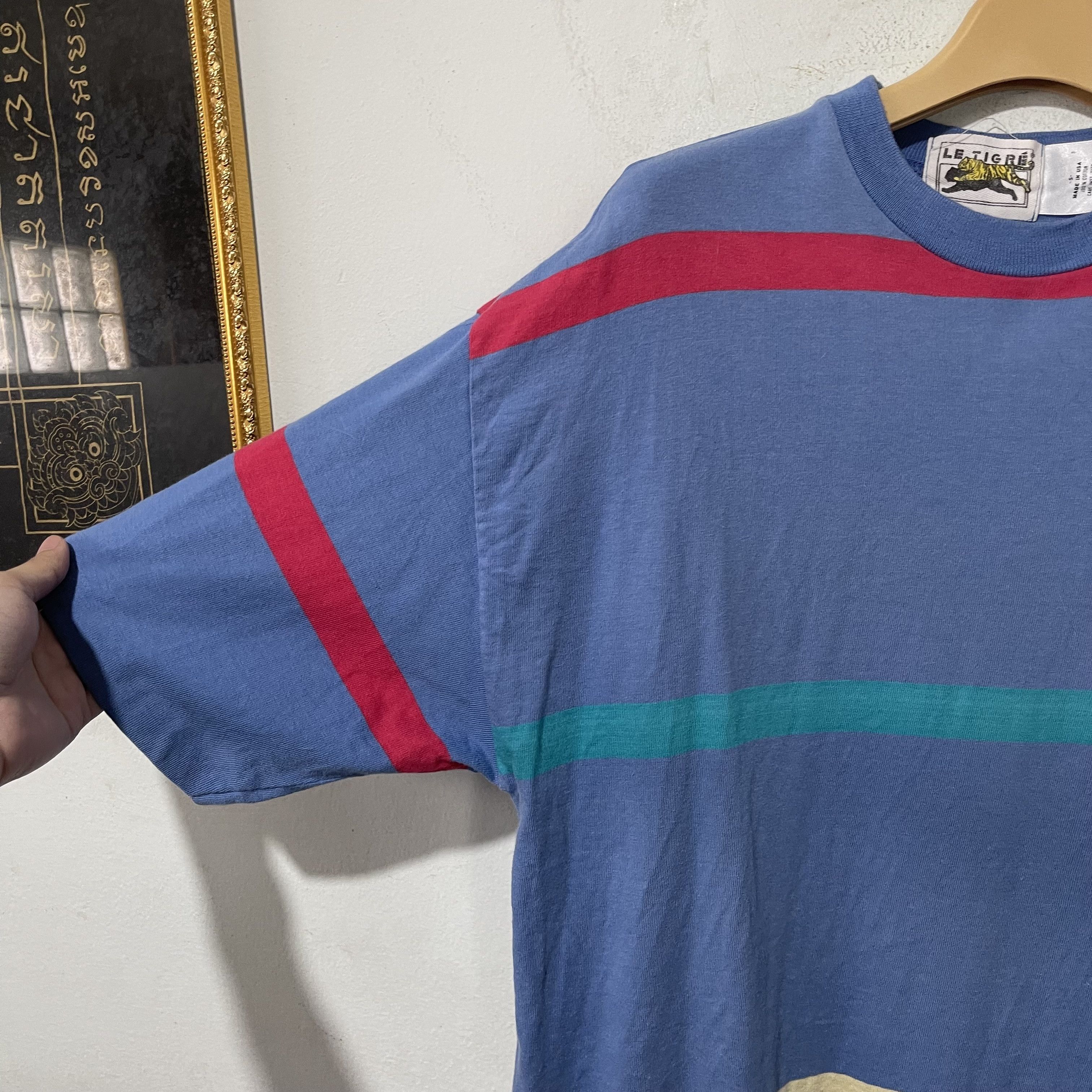 Vintage Vintage 90s Striped Shirt Size US S / EU 44-46 / 1 - 3 Thumbnail