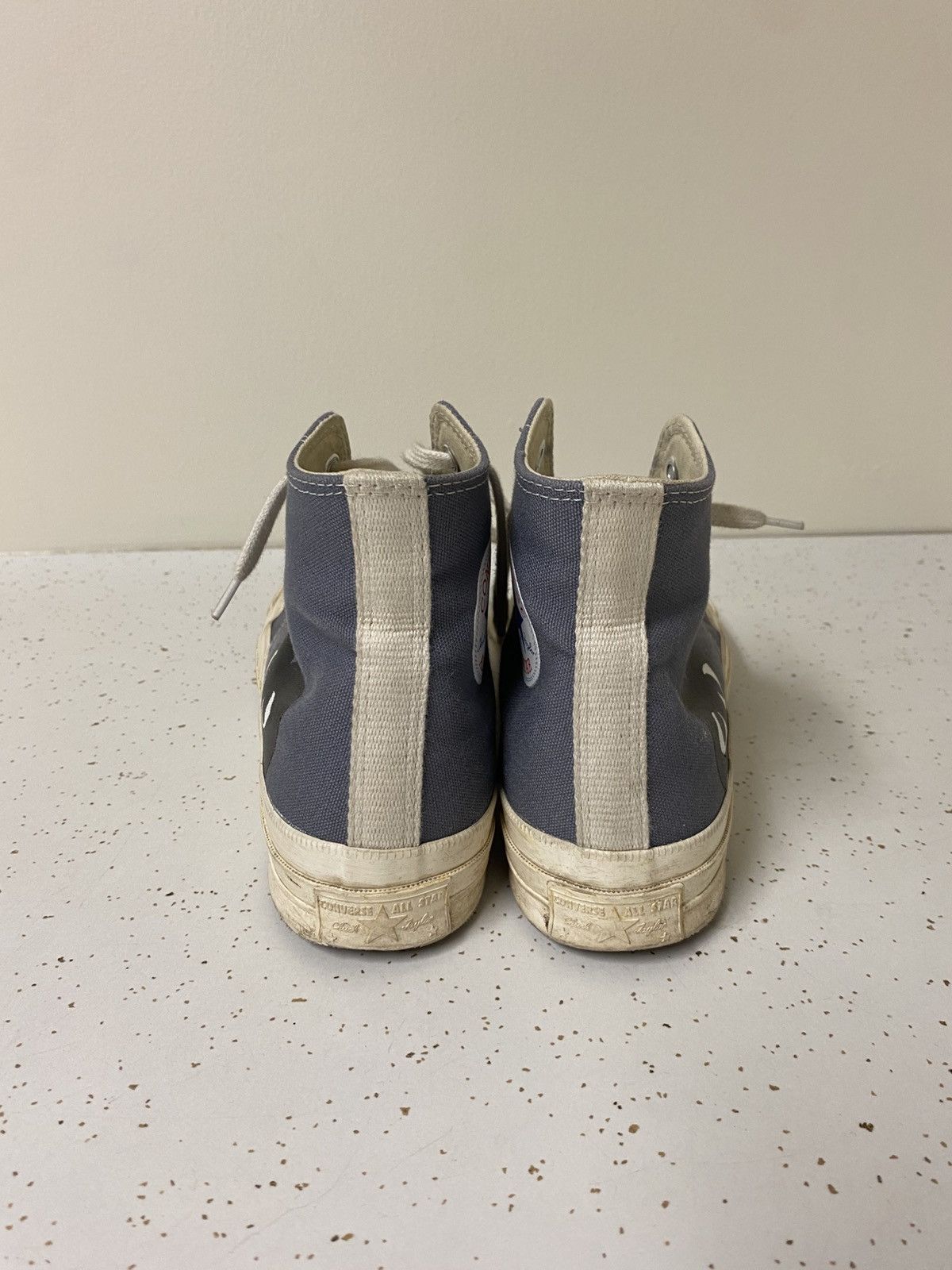 Comme des Garcons Comme Des Garcons Play Converse Chuck Taylor High Shoes Y2K Size US 7 / EU 40 - 5 Thumbnail