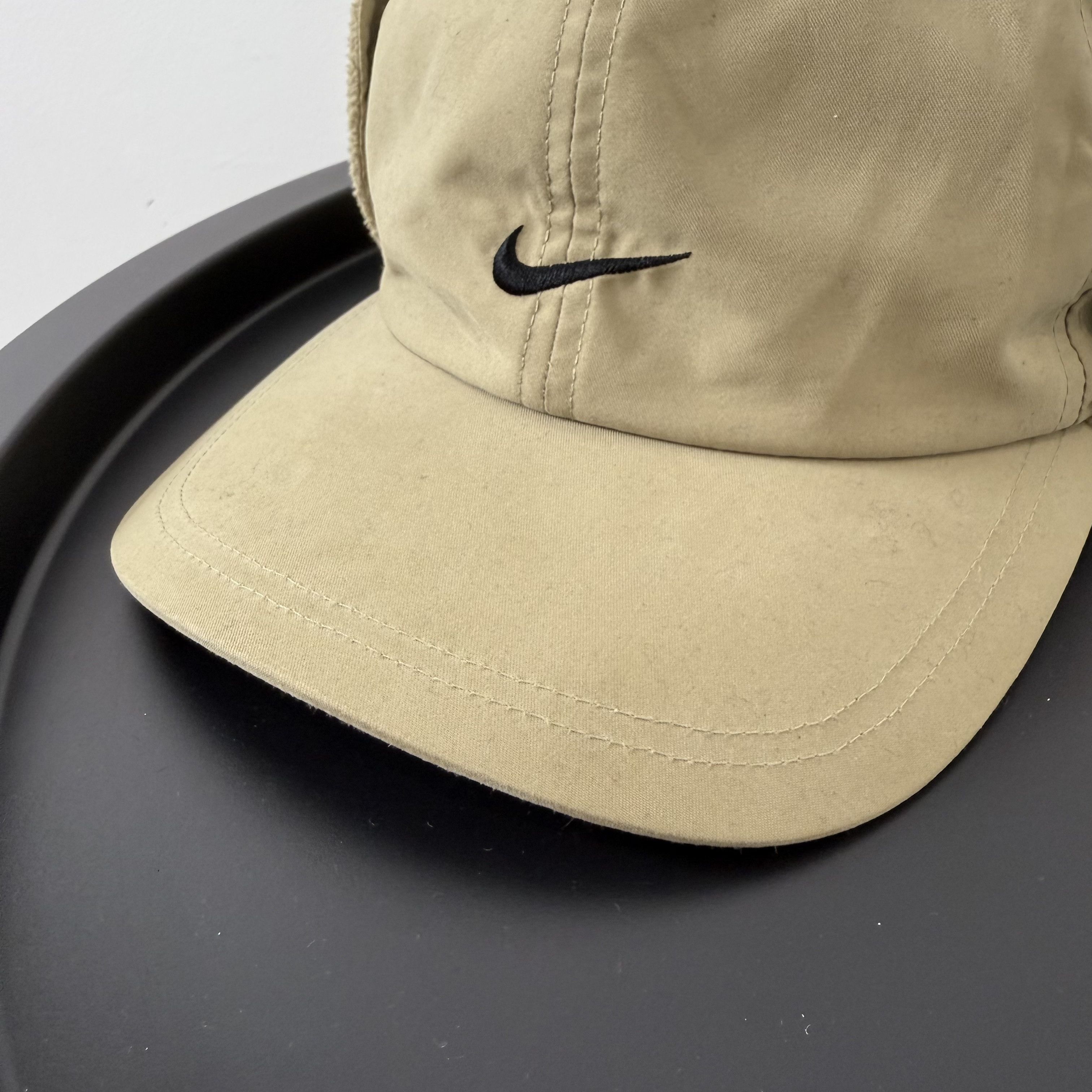 Nike Vintage Nike 90s Beige Winter Baseball Cap Hat Size ONE SIZE - 10 Thumbnail