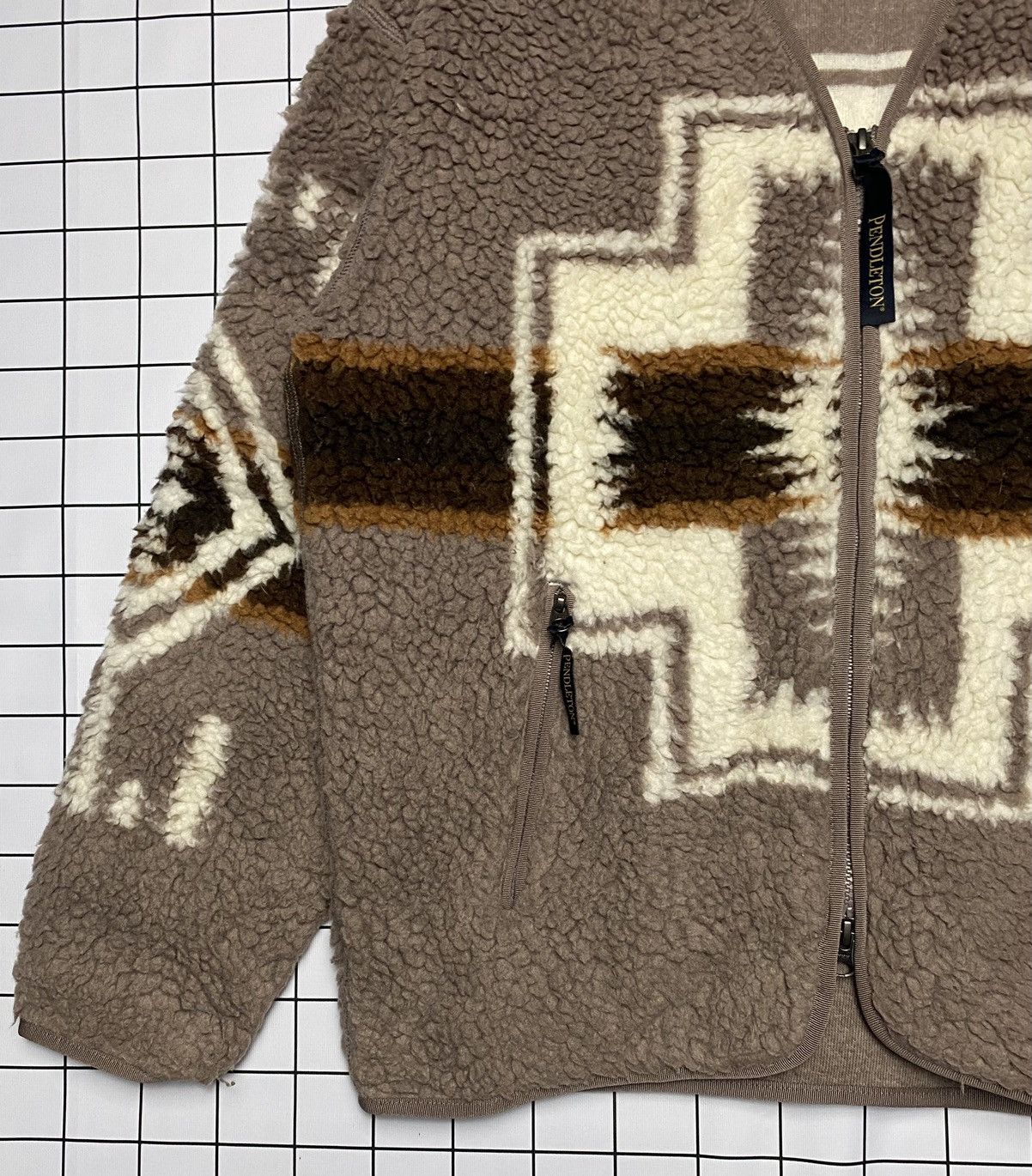 Pendleton Pendleton Woolend Clollab Beam Fleece Zipper Jacket Size US M / EU 48-50 / 2 - 5 Thumbnail